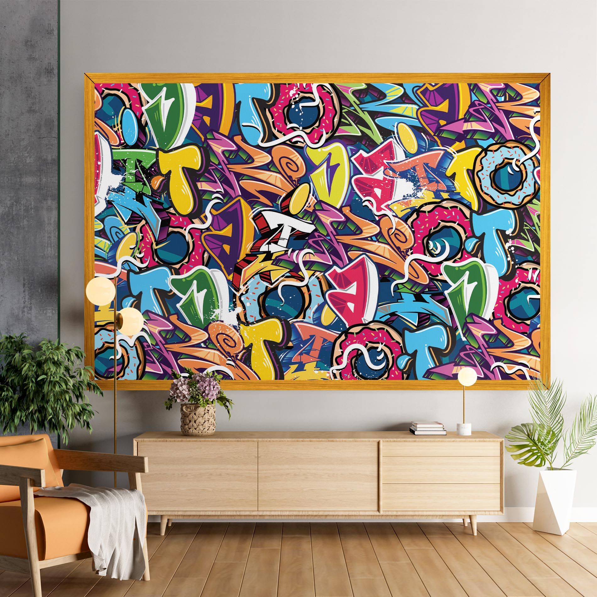 Graffiti Letters mockup 9