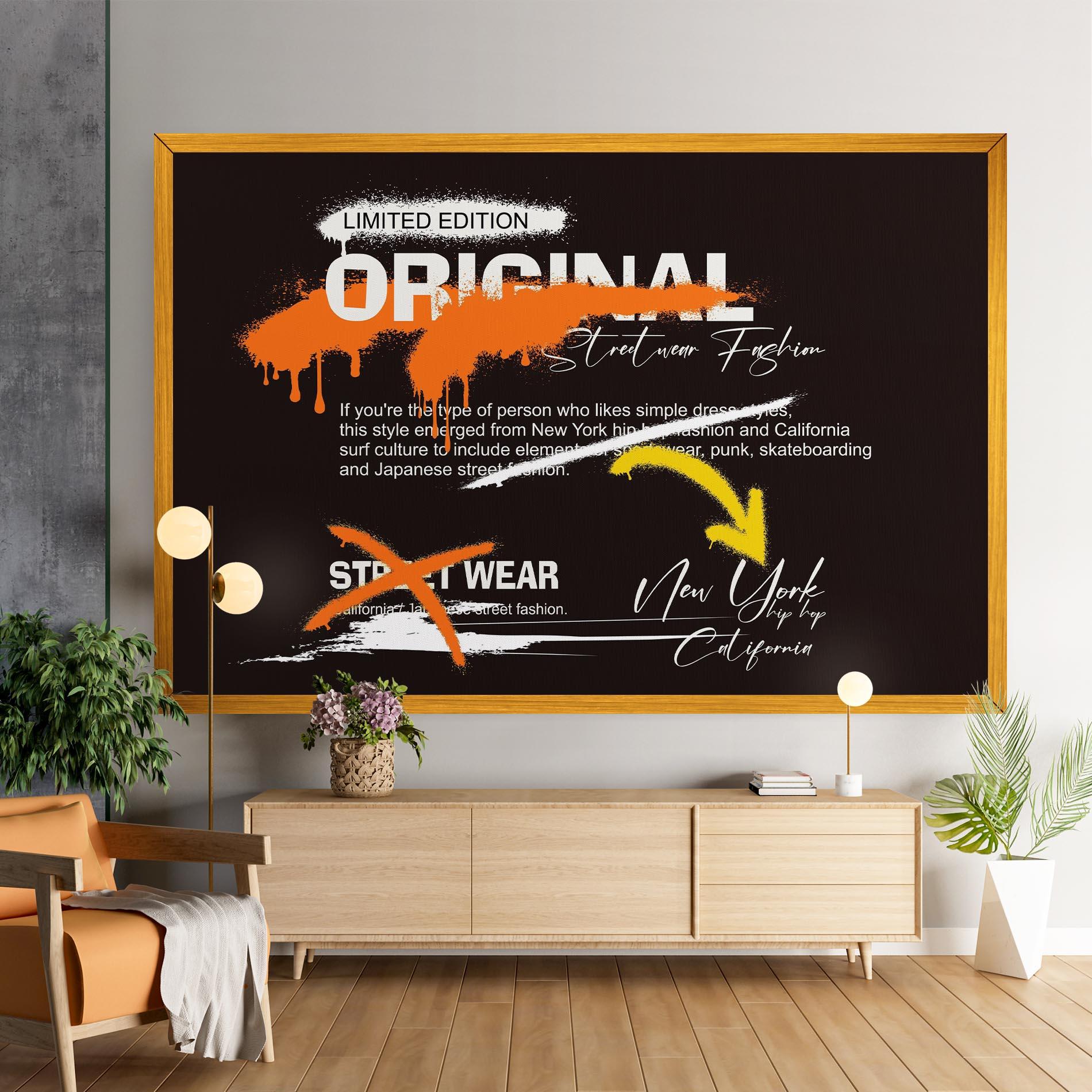 Картина на платно Original Style Graffiti mockup 9