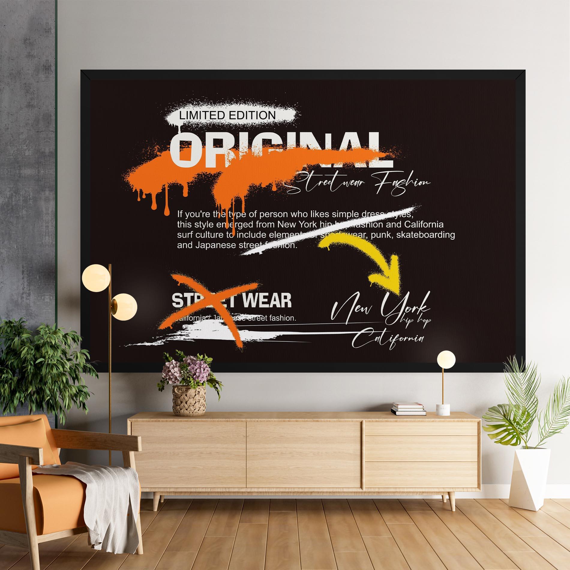 Картина на платно Original Style Graffiti mockup 9