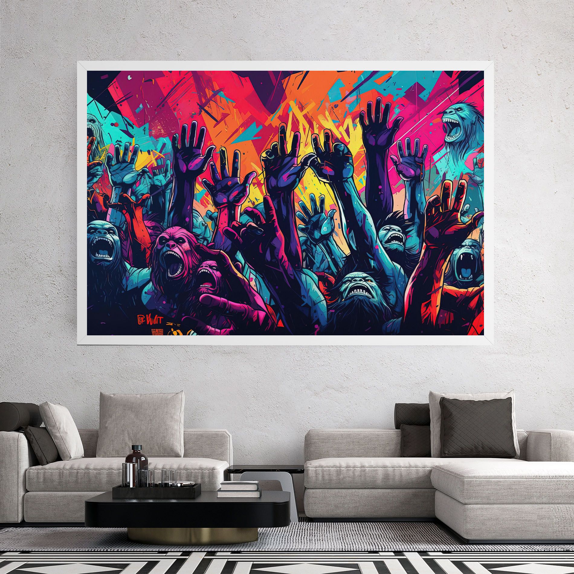 Graffiti Animals mockup 2