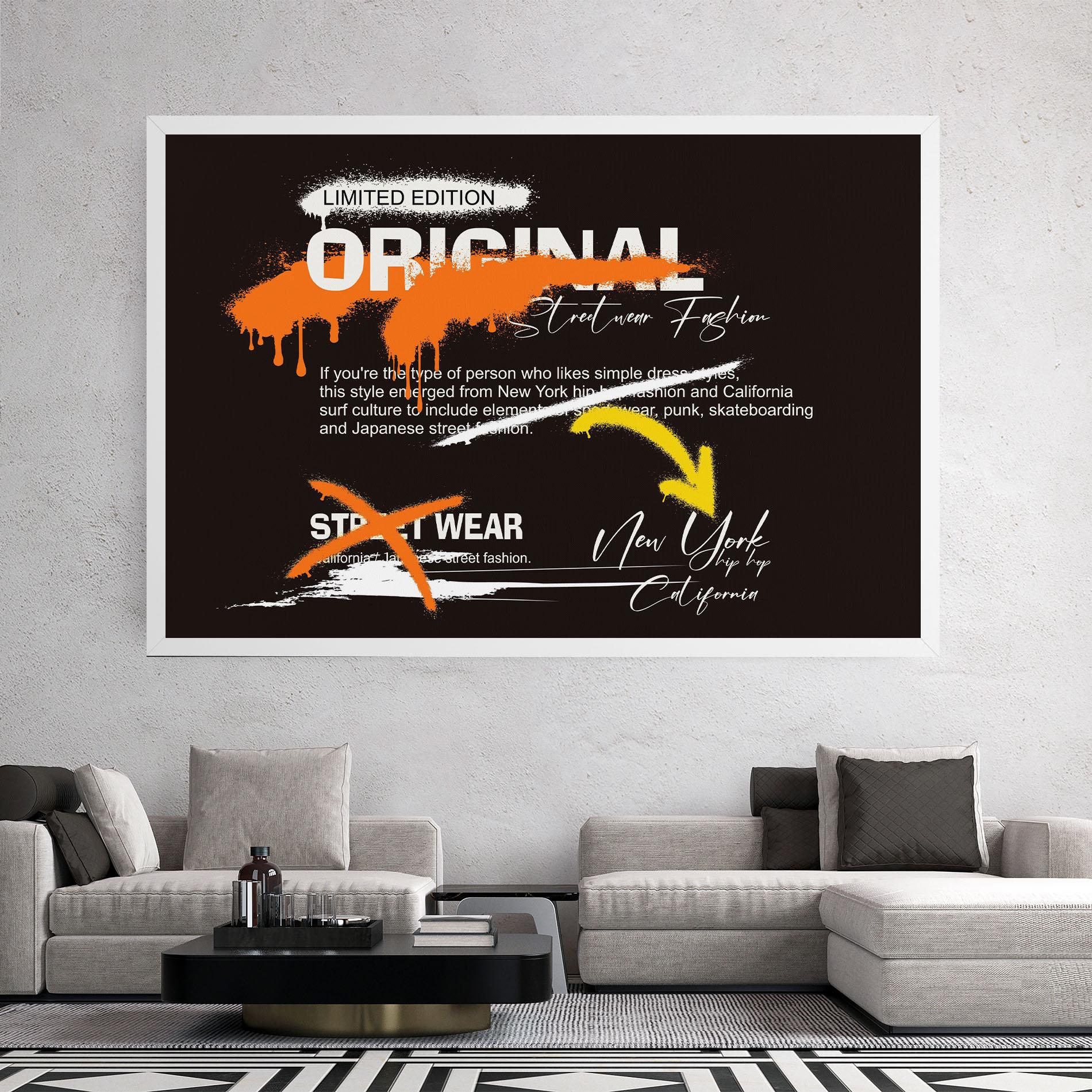 Картина на платно Original Style Graffiti mockup 2