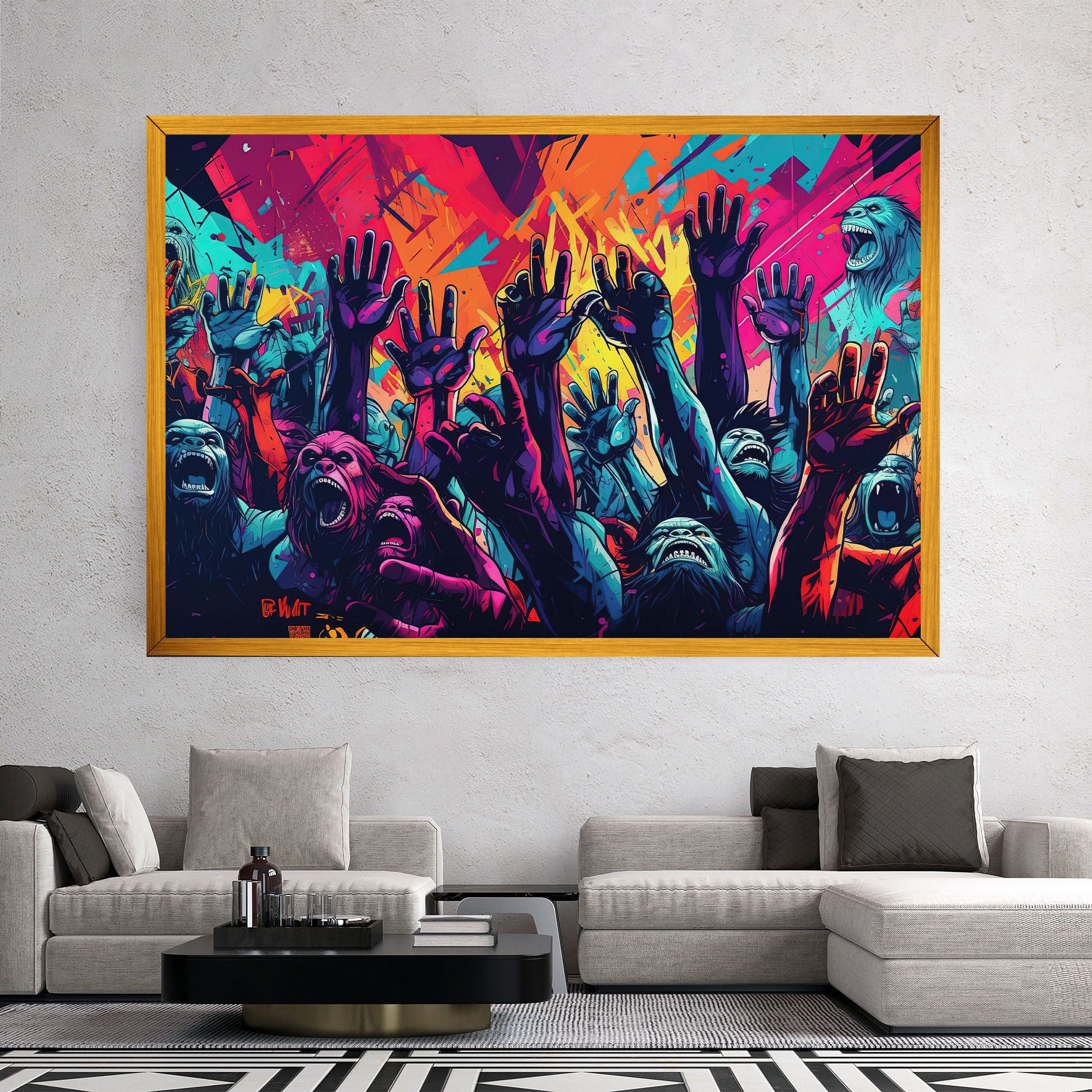 Graffiti Animals mockup 2