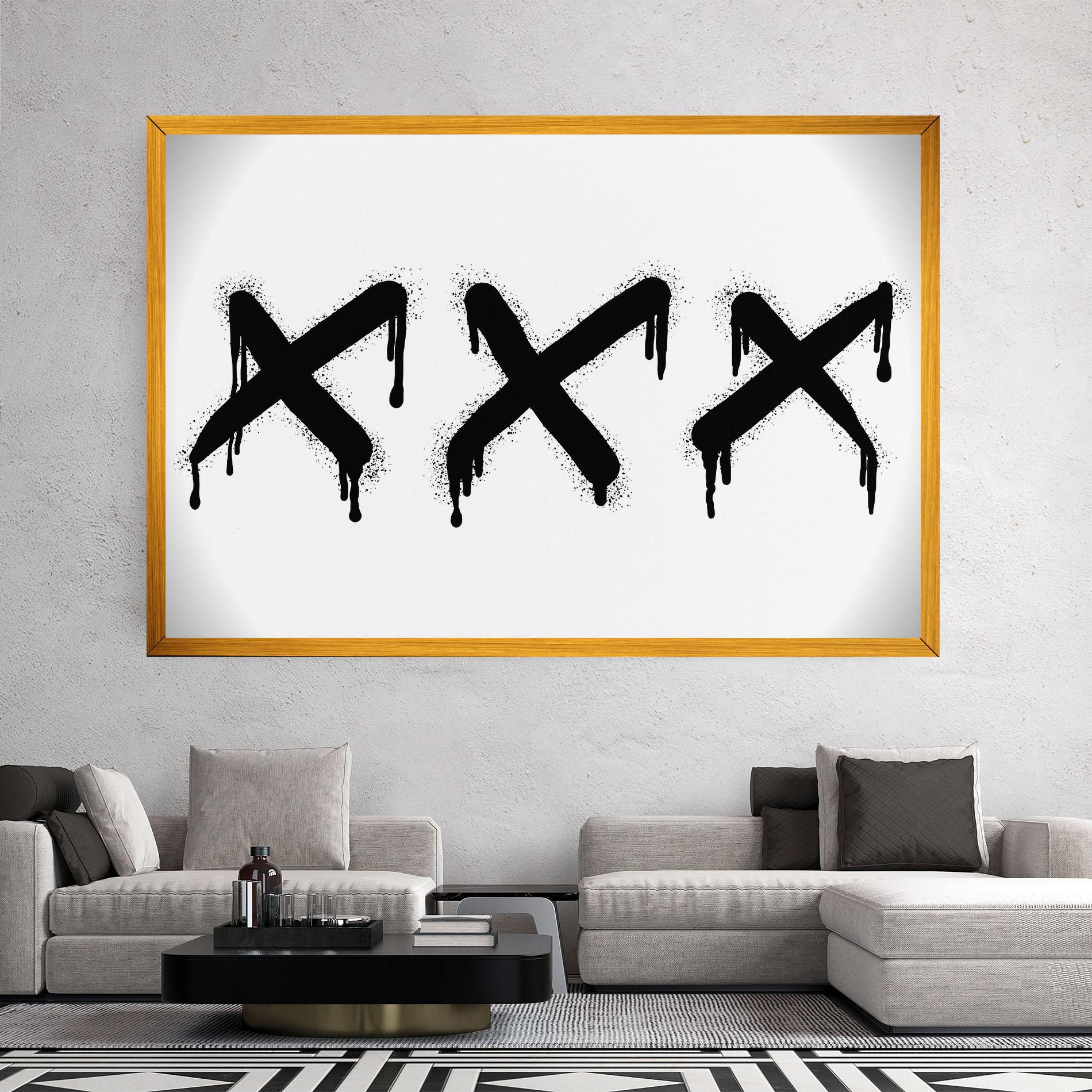 Картина на платно Grafiti X Spray mockup 2