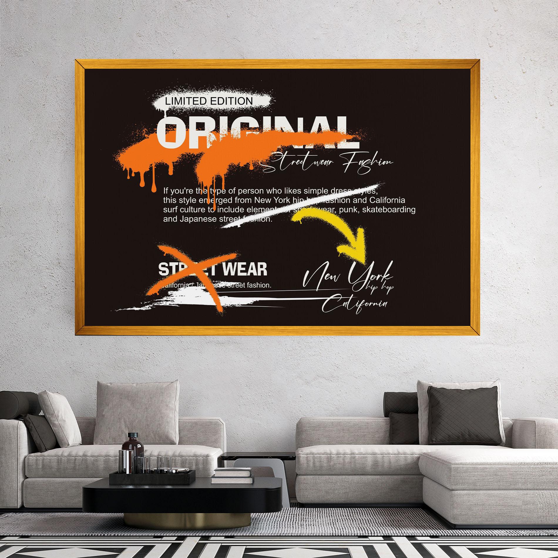 Картина на платно Original Style Graffiti mockup 2