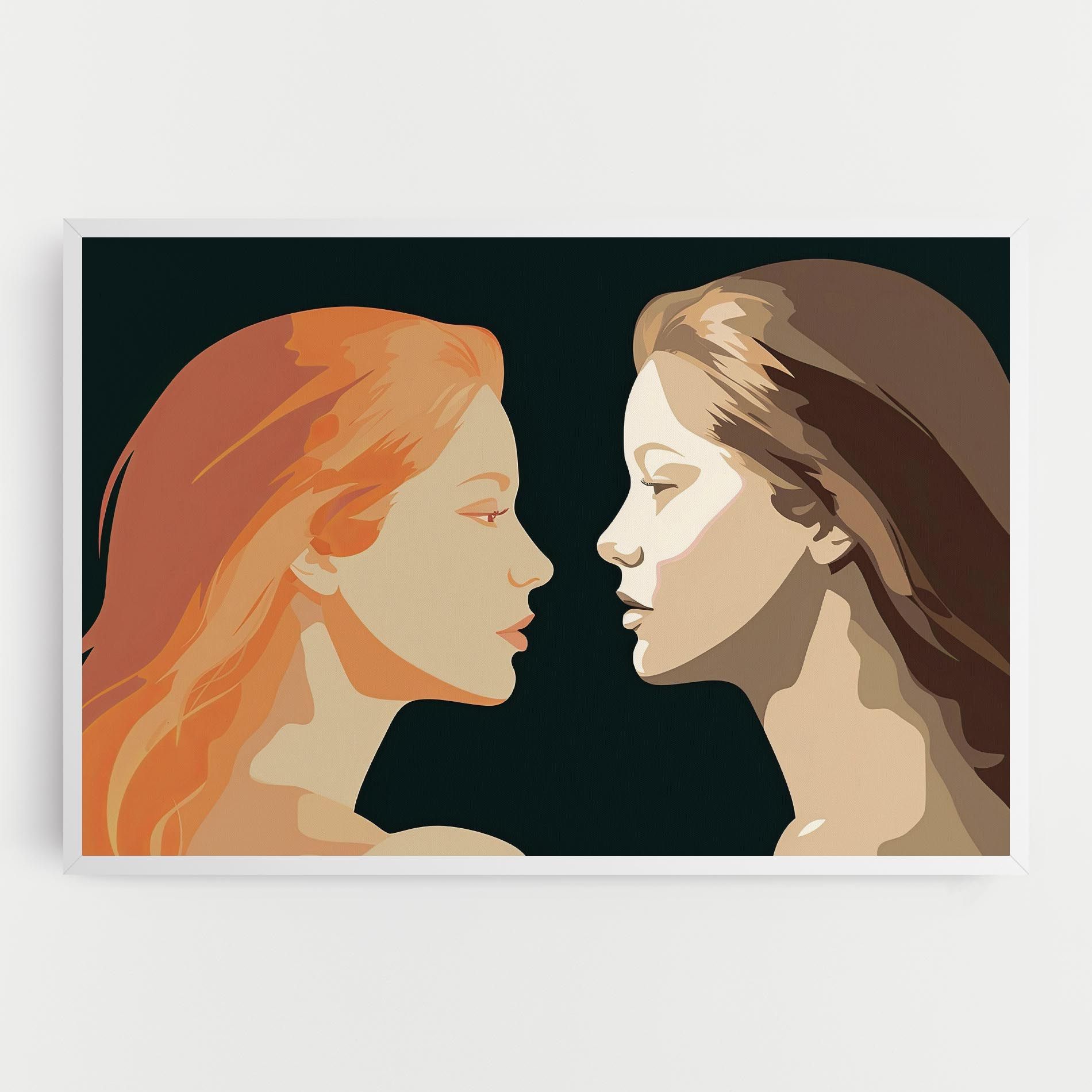 Orange Pop Girl mockup 0