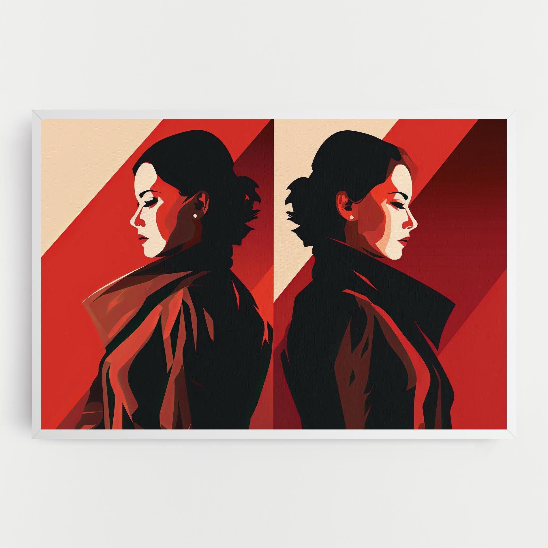 Картина на платно Pop Outfit Lady mockup 0