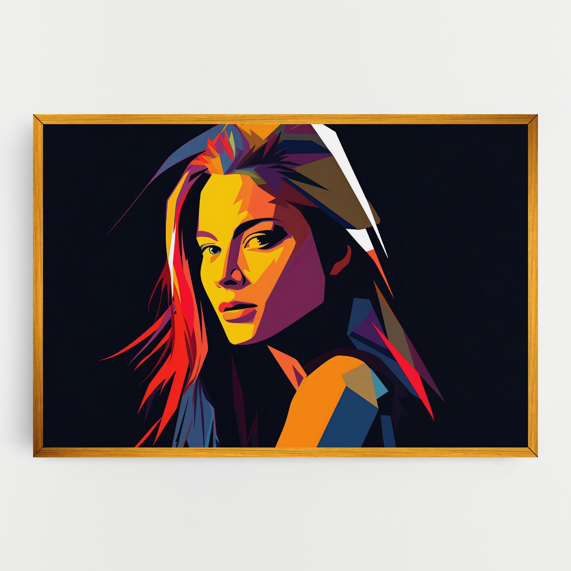 Картина на платно Orange Pop Light mockup 0