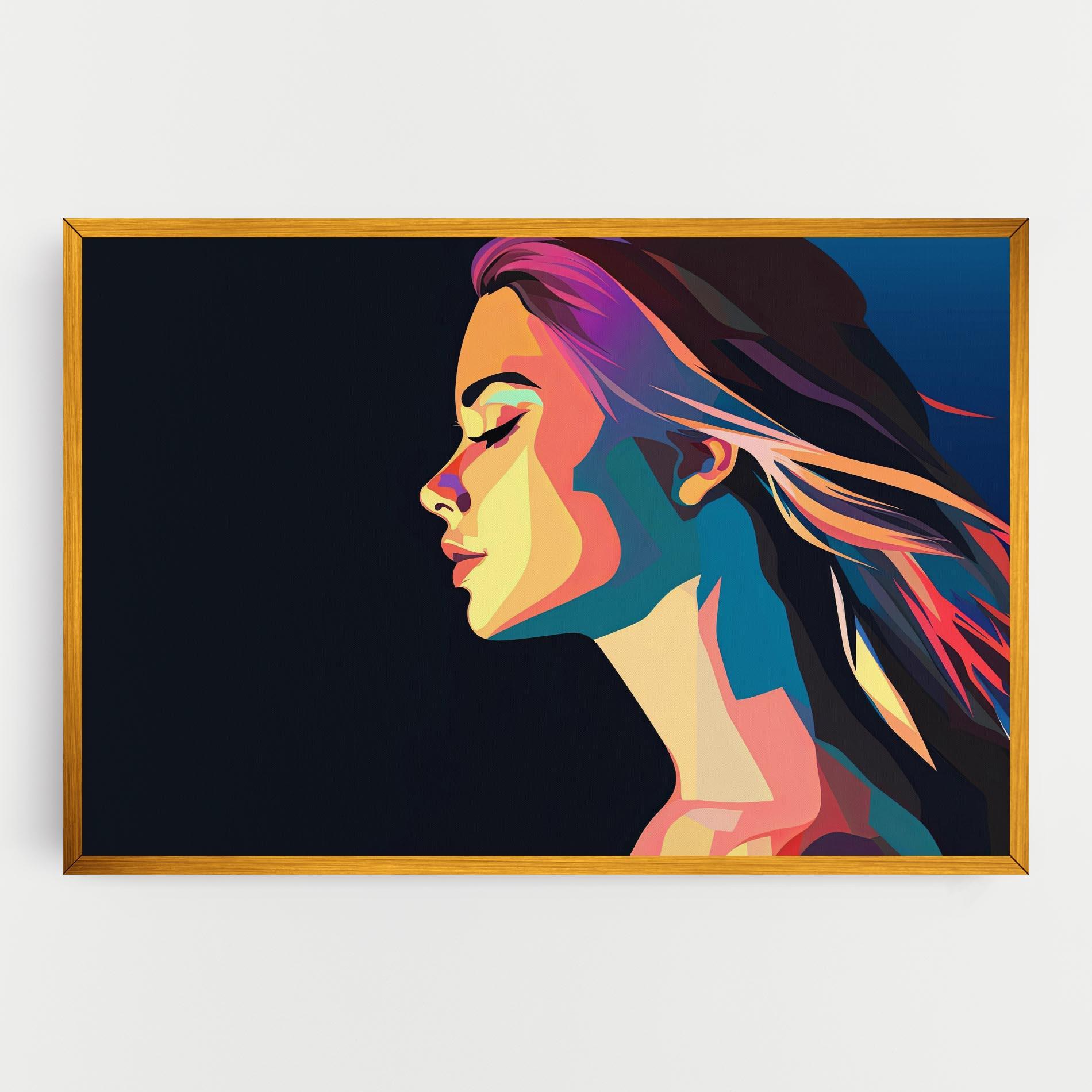 Картина на платно Worm Pop Light mockup 0