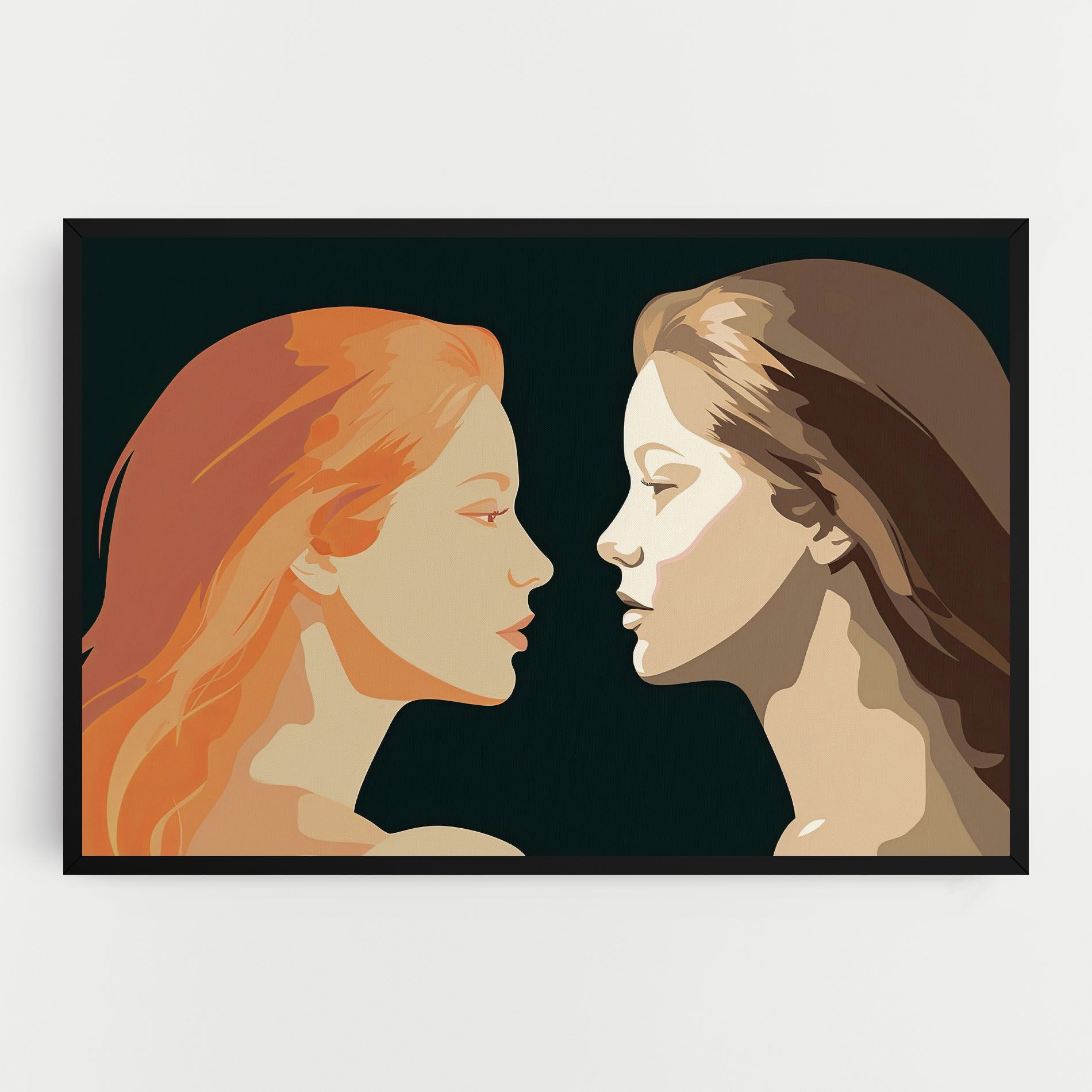 Orange Pop Girl mockup 0