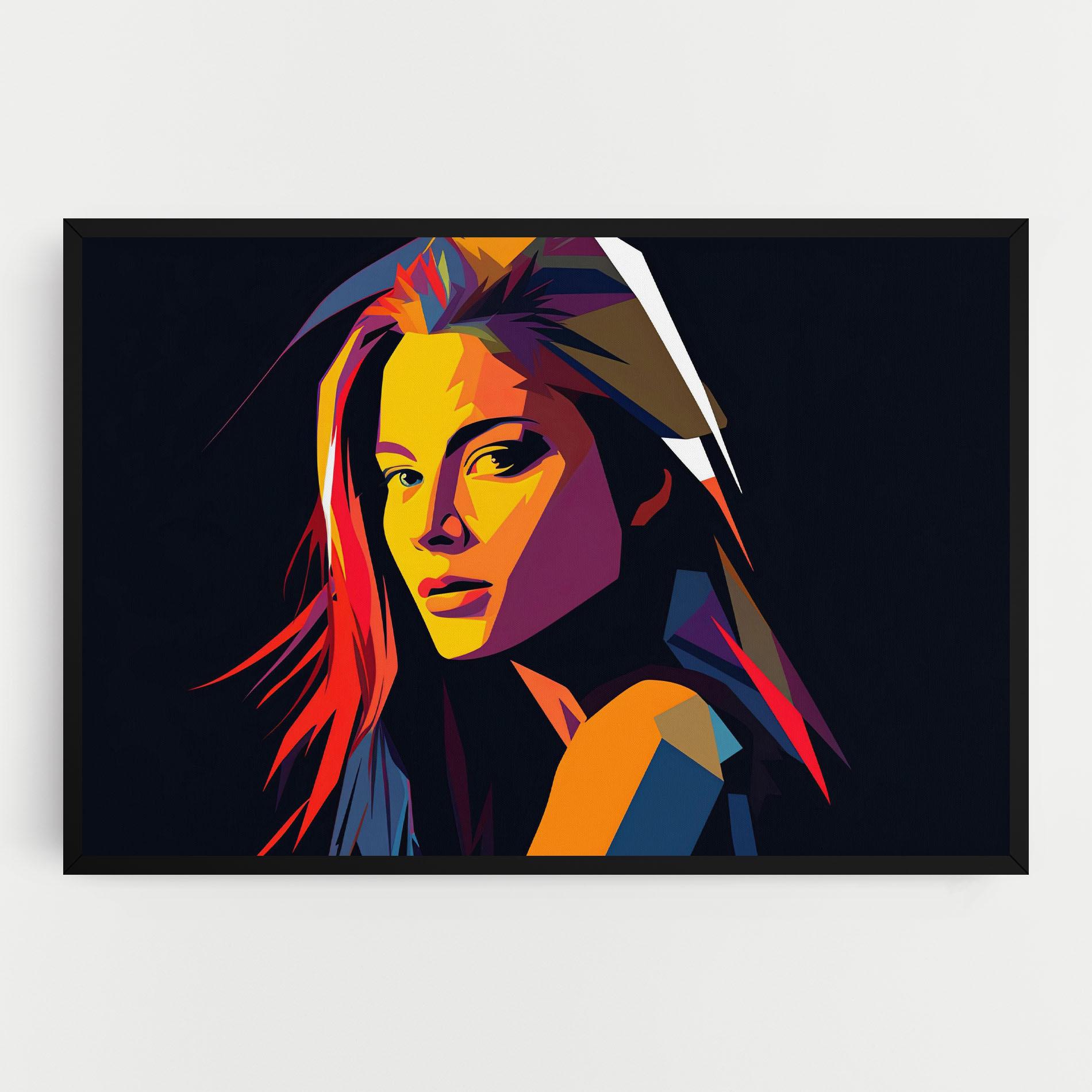 Картина на платно Orange Pop Light mockup 0