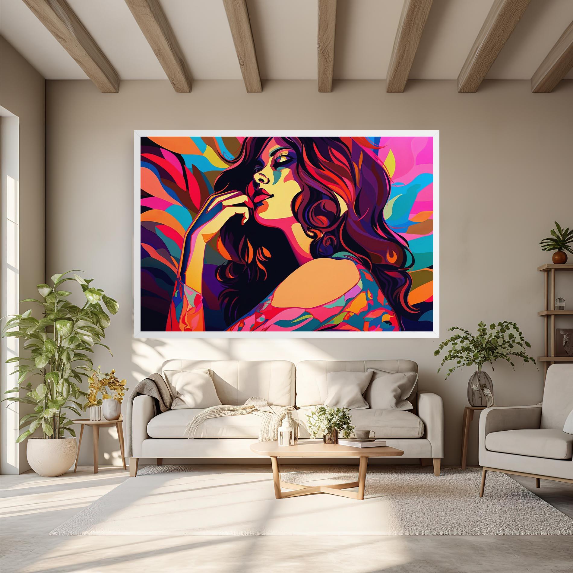 Картина на платно Pop Color Mix mockup 6