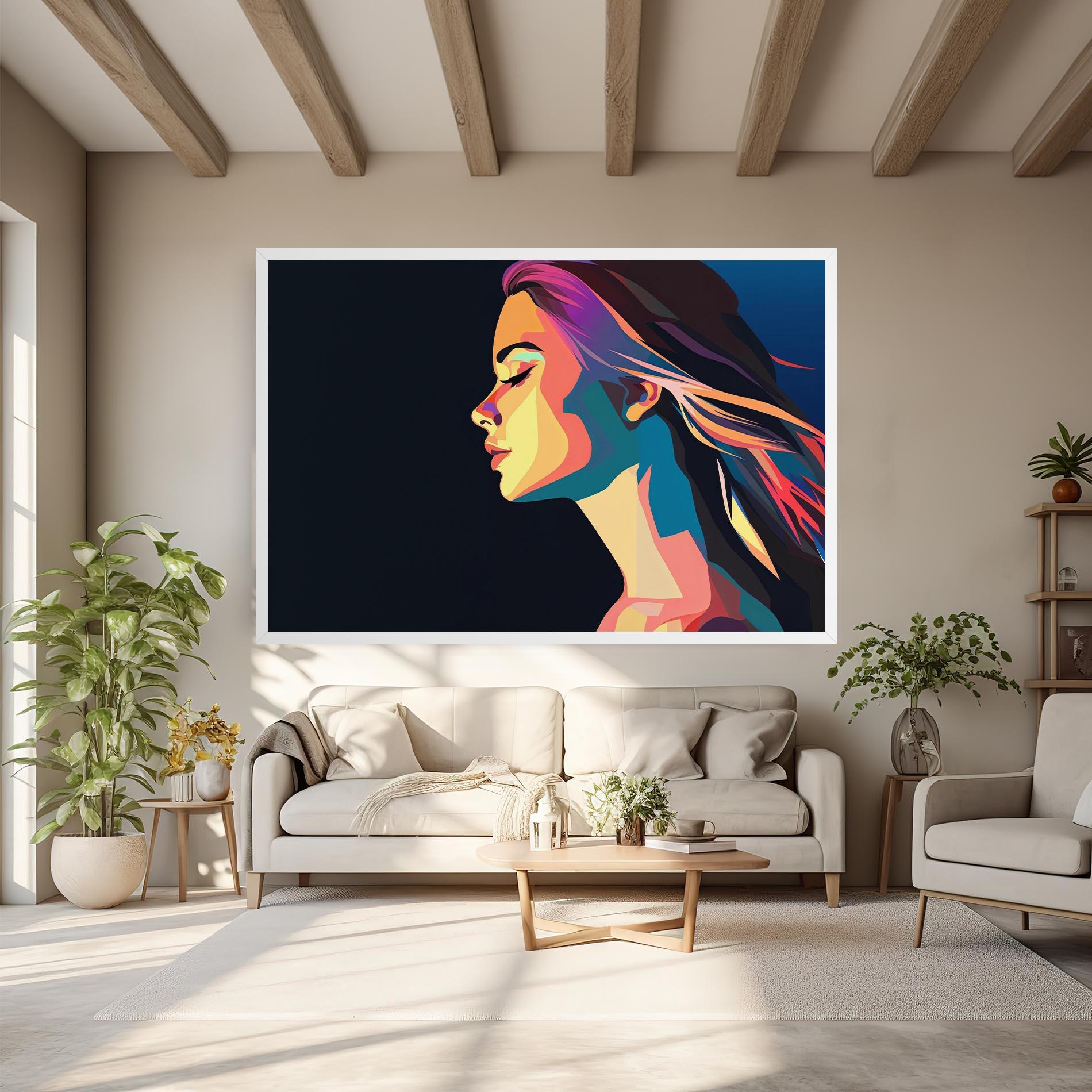 Картина на платно Worm Pop Light mockup 6