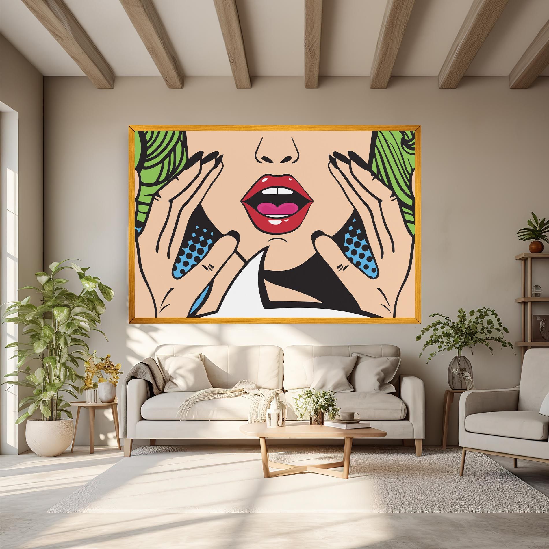 Speaking Pop Art mockup 6