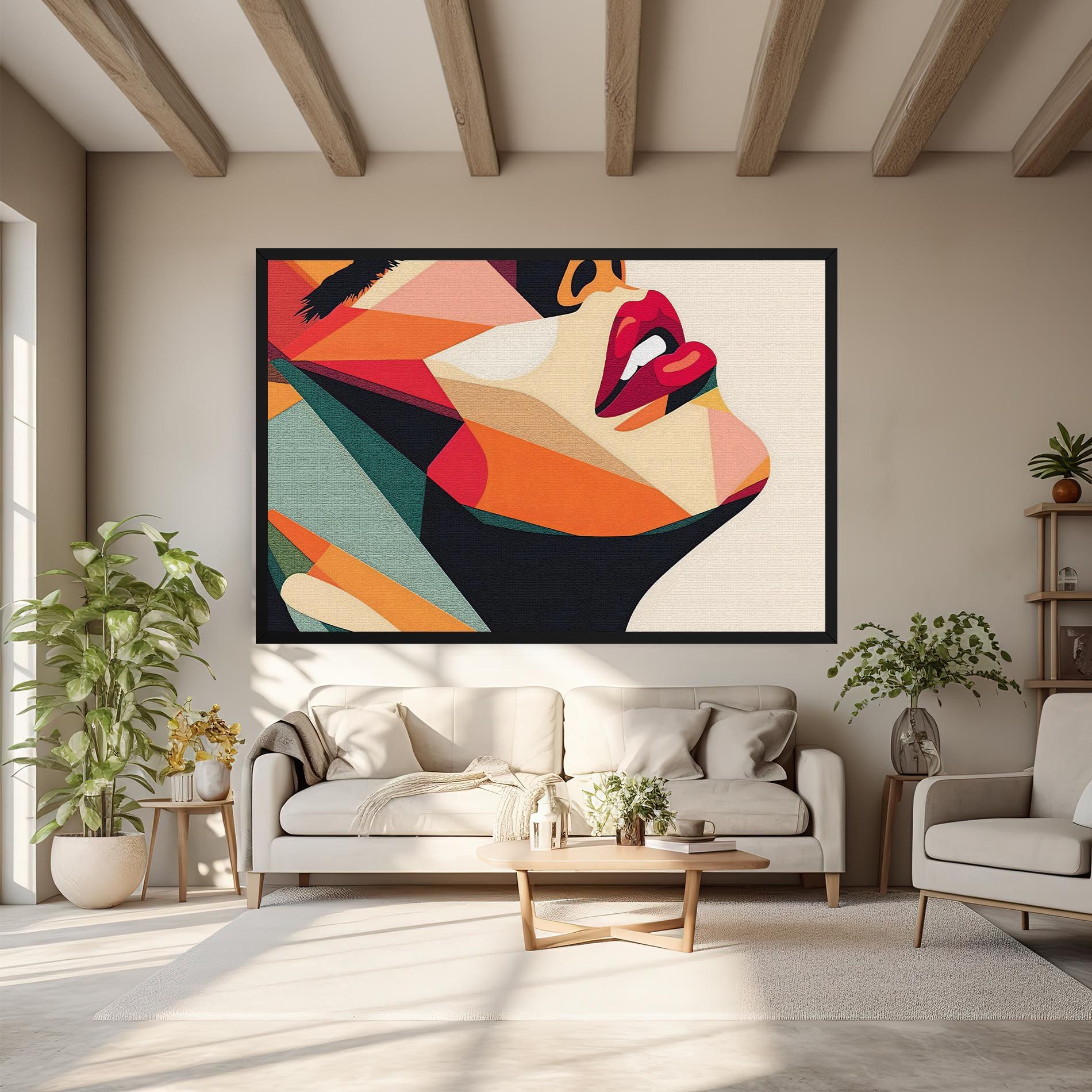 Pop Art Lips mockup 6