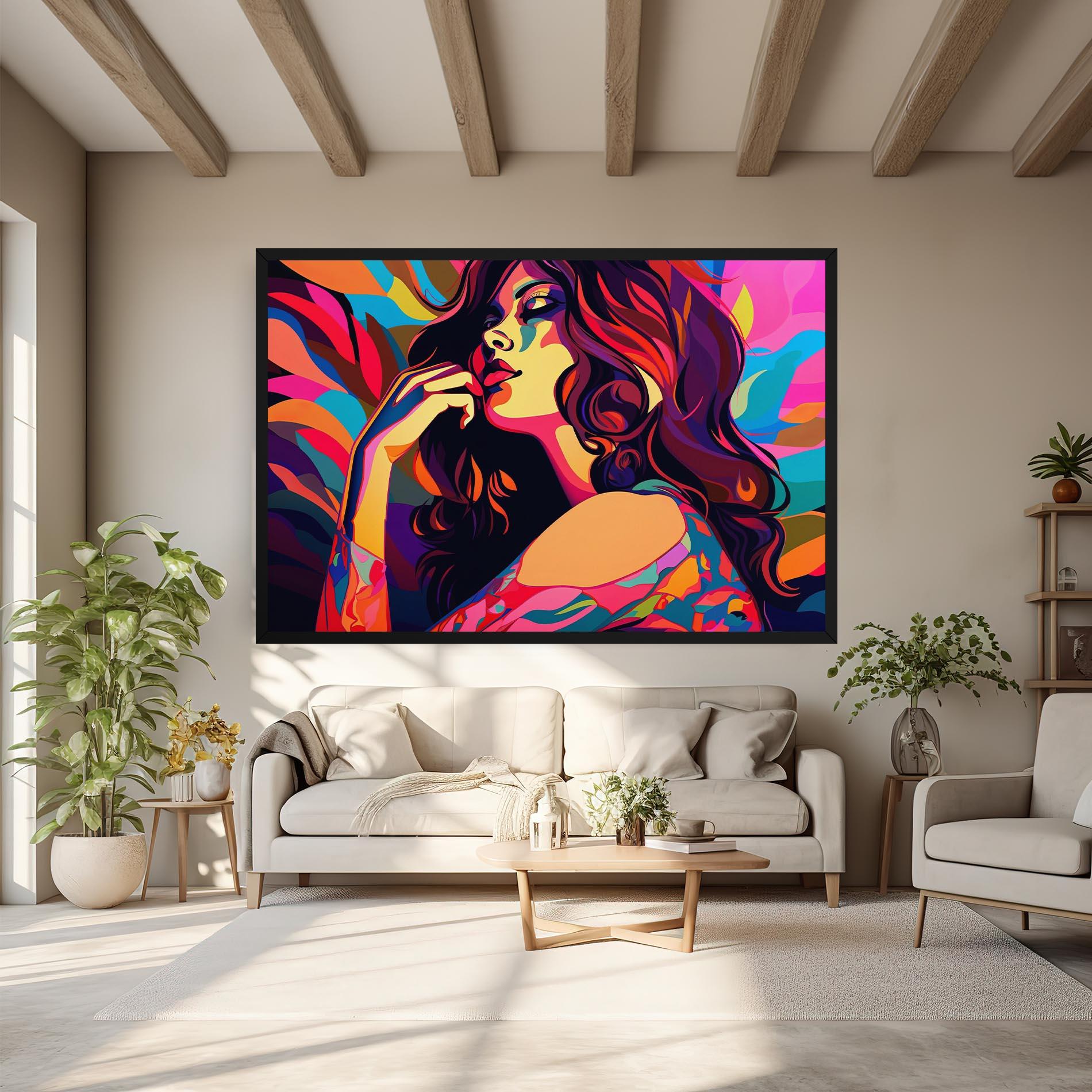 Картина на платно Pop Color Mix mockup 6