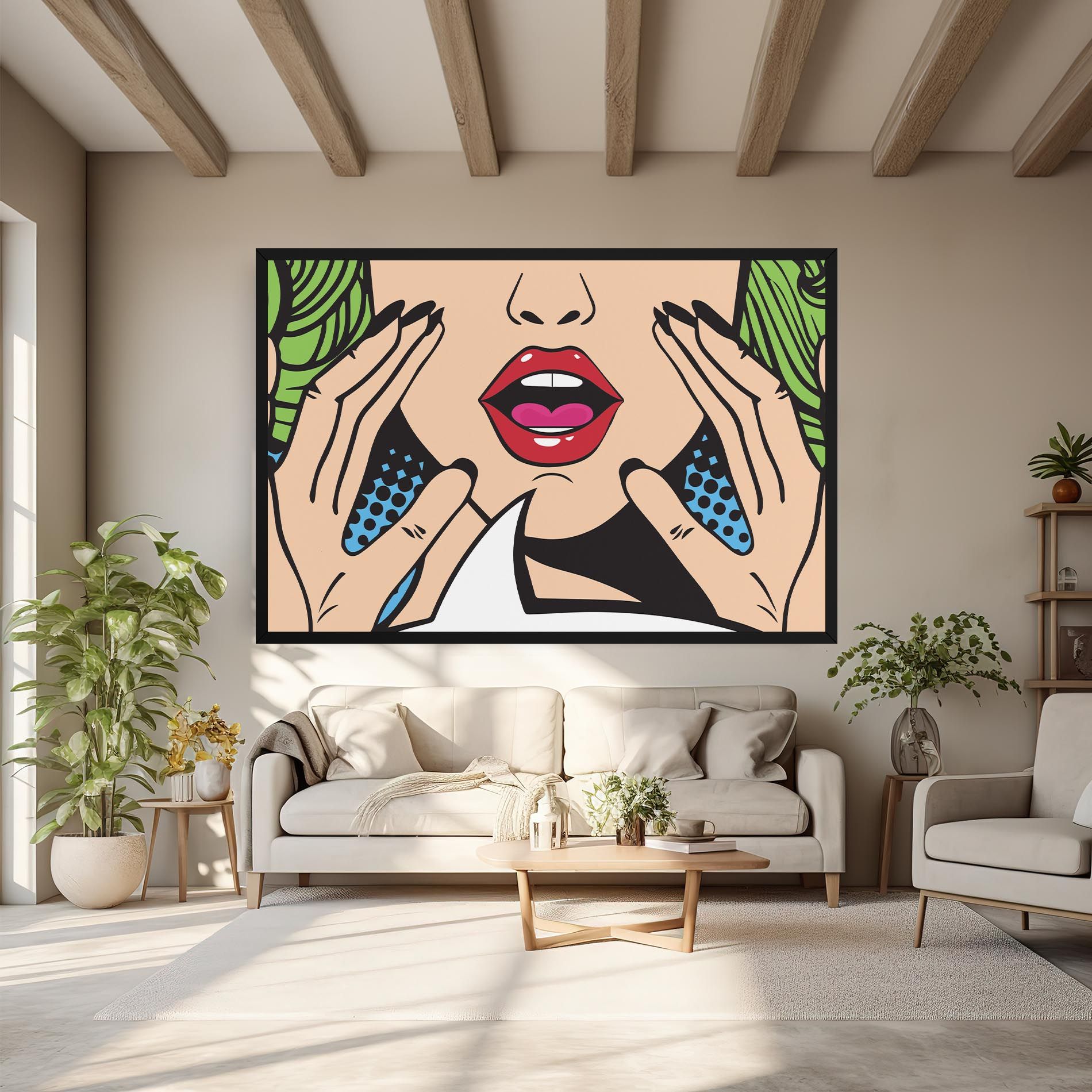 Speaking Pop Art mockup 6