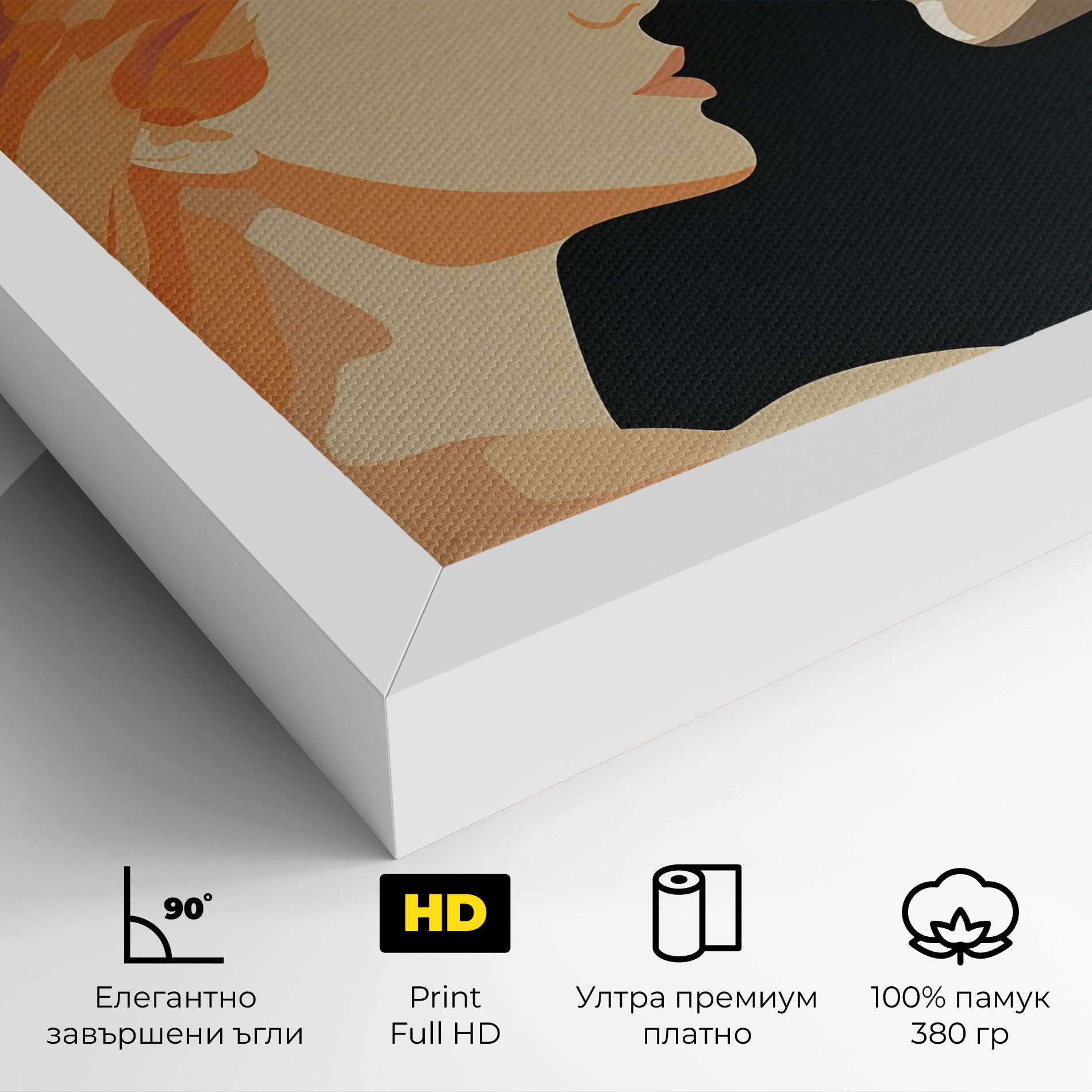 Orange Pop Girl mockup 4