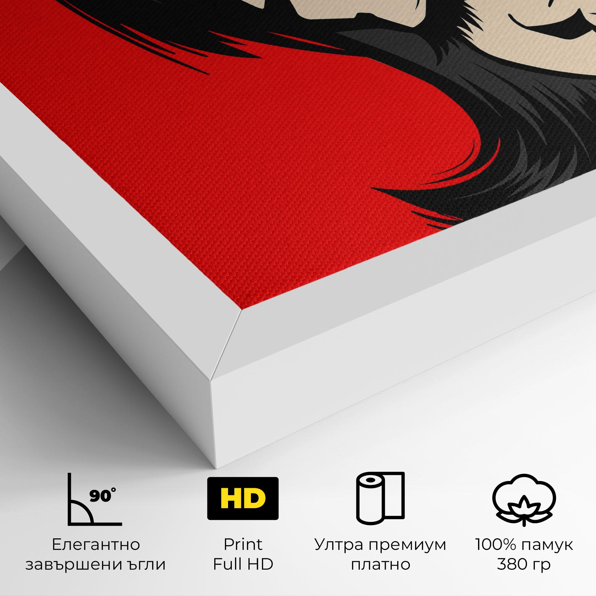 Картина на платно Pop Crying mockup 4