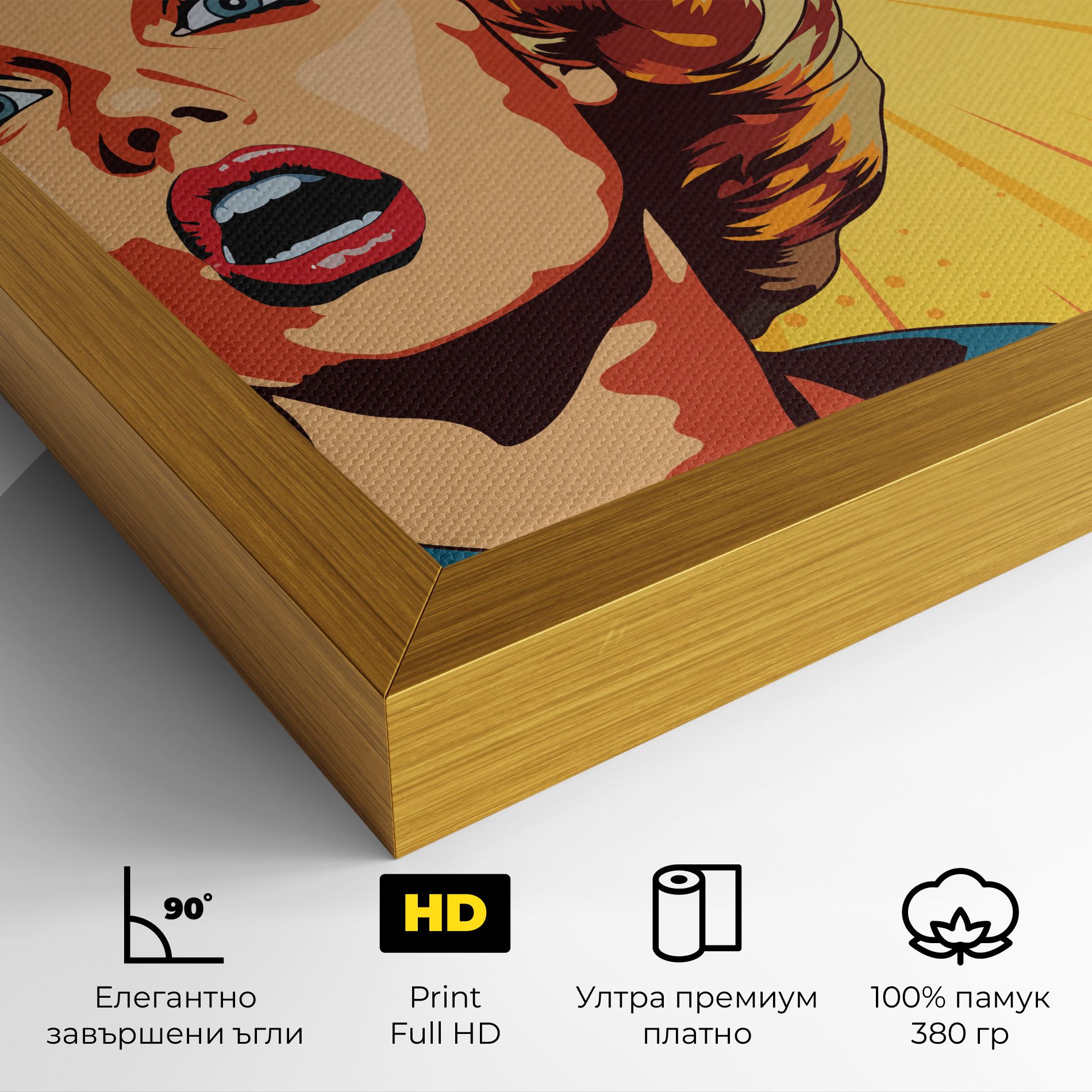 Surprised Blonde Lady mockup 4