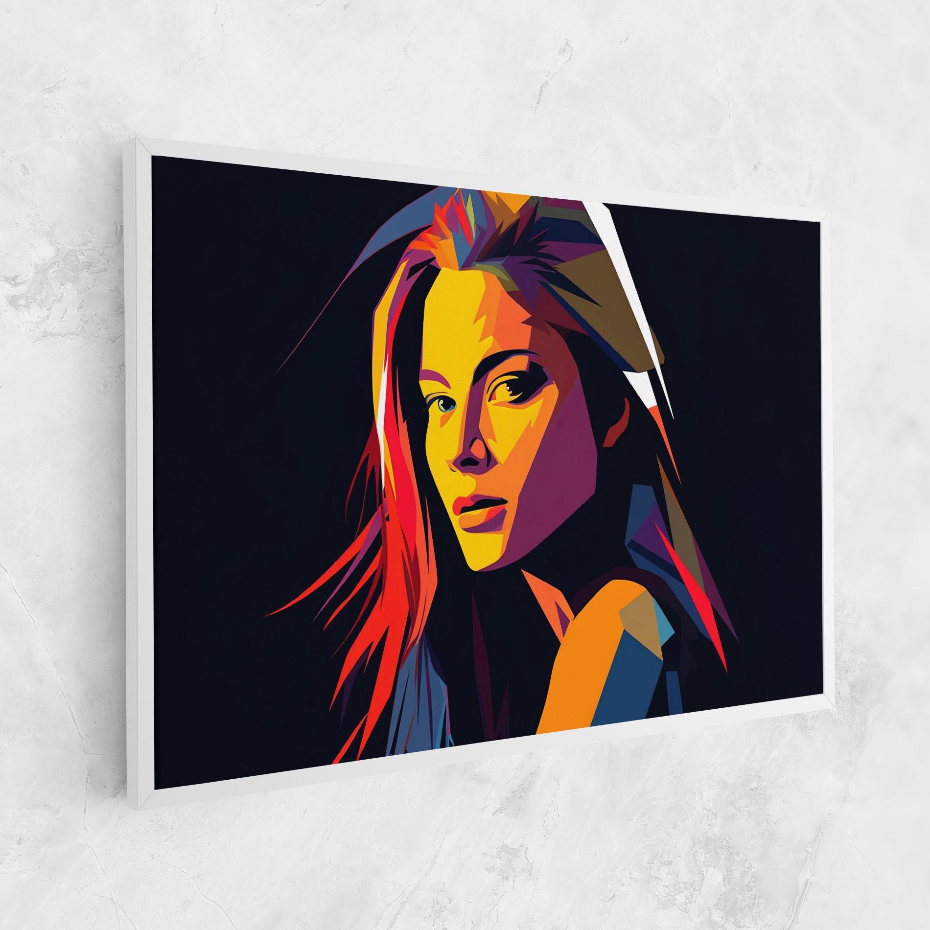 Картина на платно Orange Pop Light mockup 1