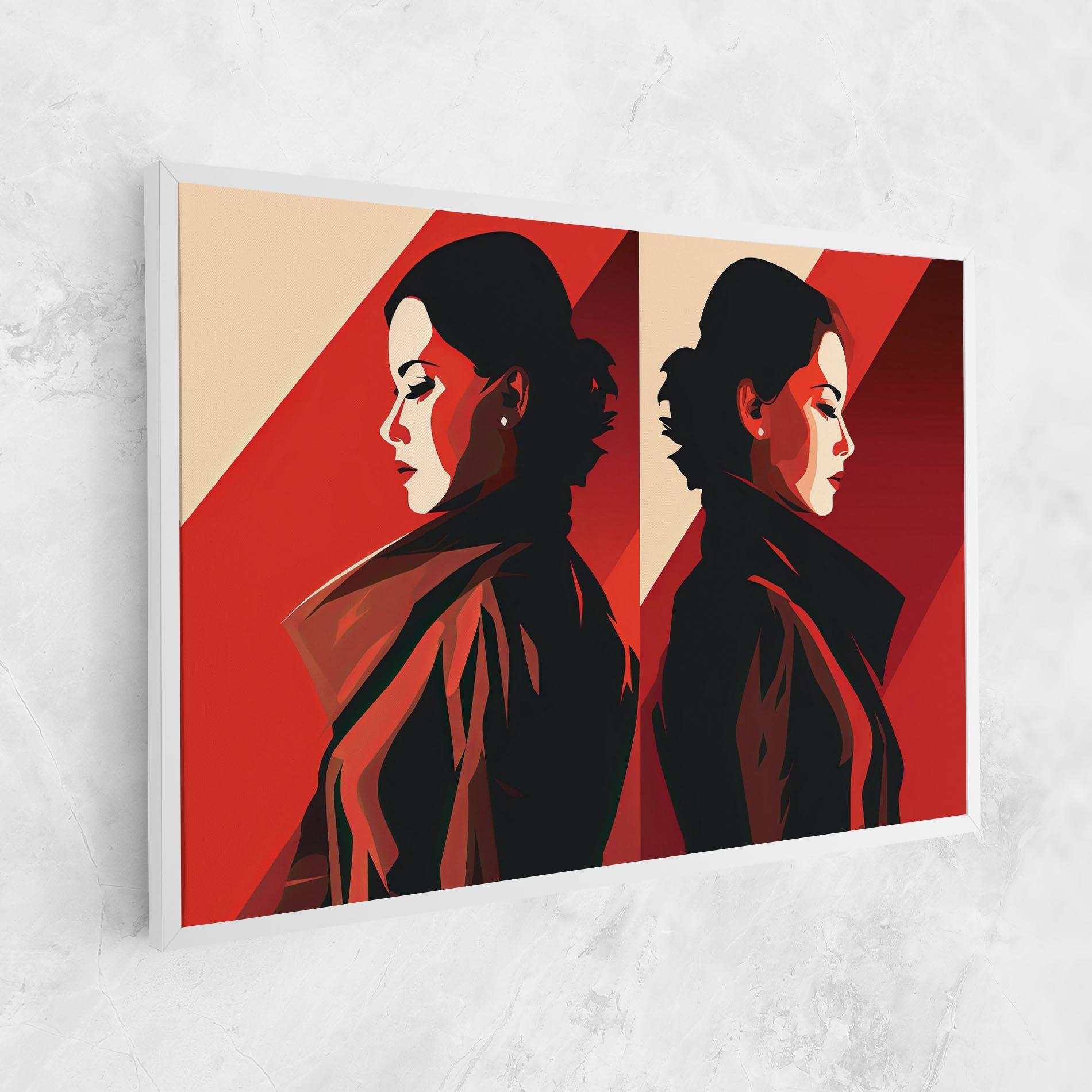 Картина на платно Pop Outfit Lady mockup 1