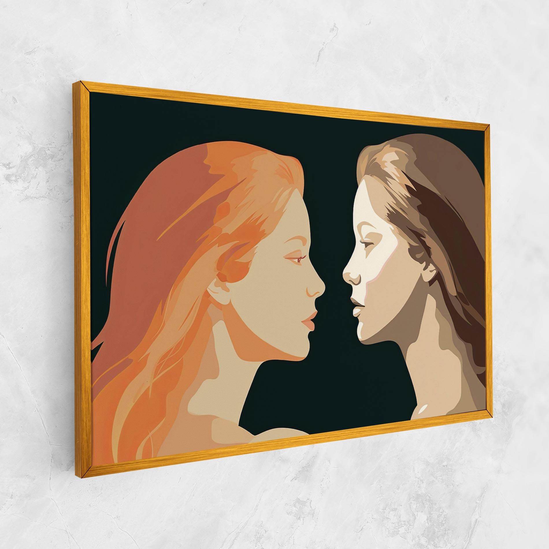 Orange Pop Girl mockup 1