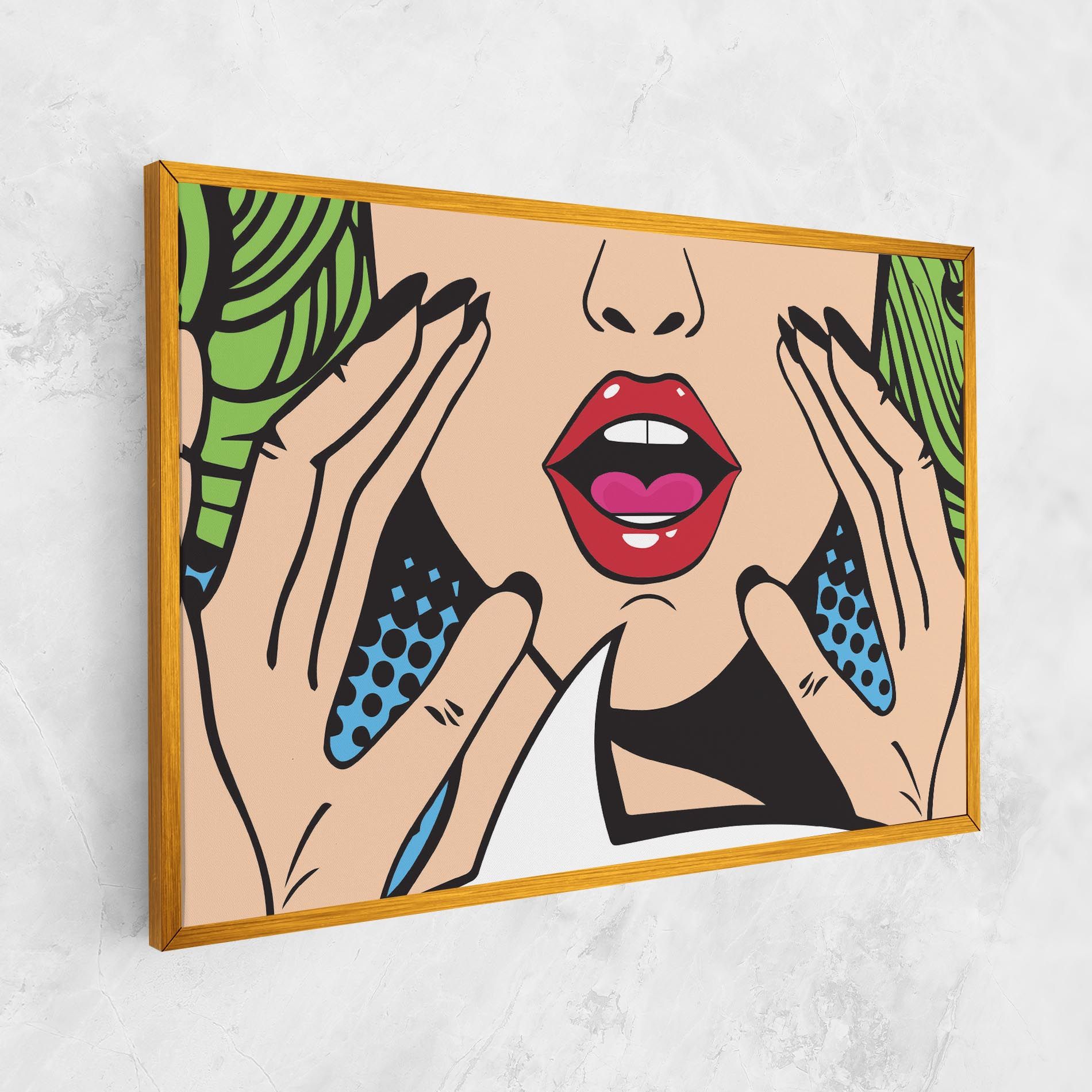 Speaking Pop Art mockup 1