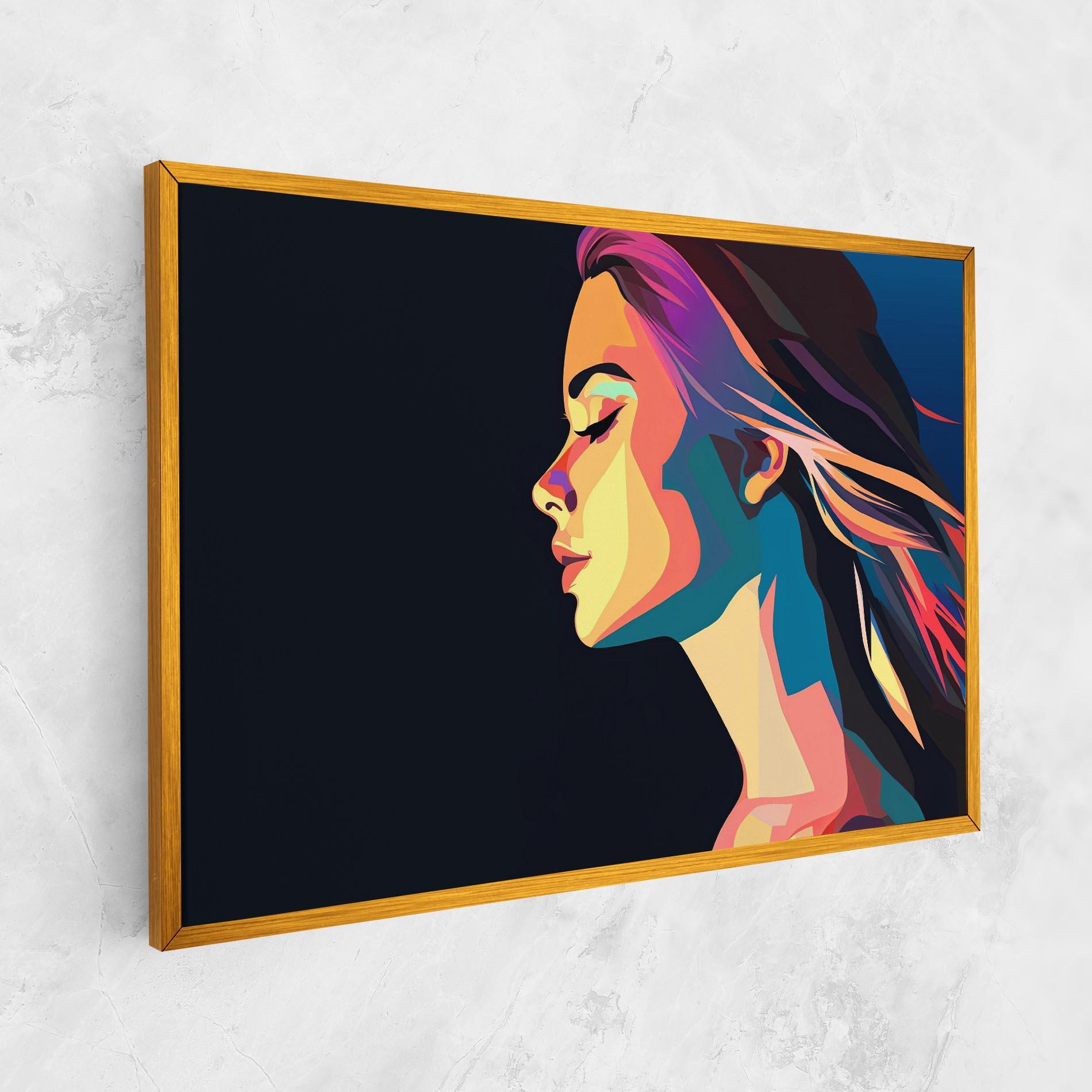 Картина на платно Worm Pop Light mockup 1