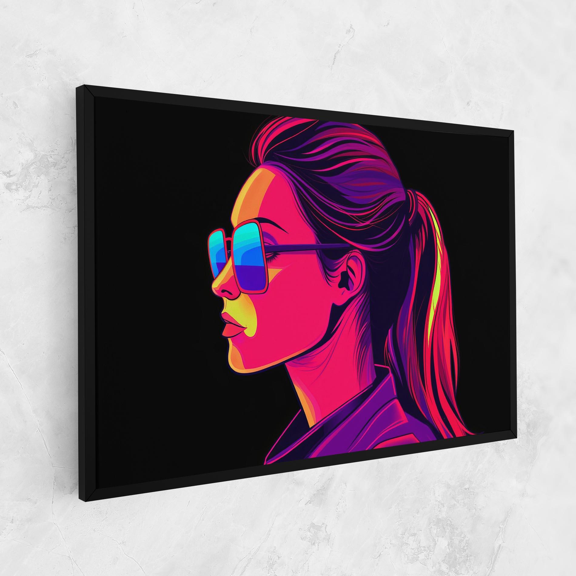 Картина на платно Purple Pop Hair mockup 1