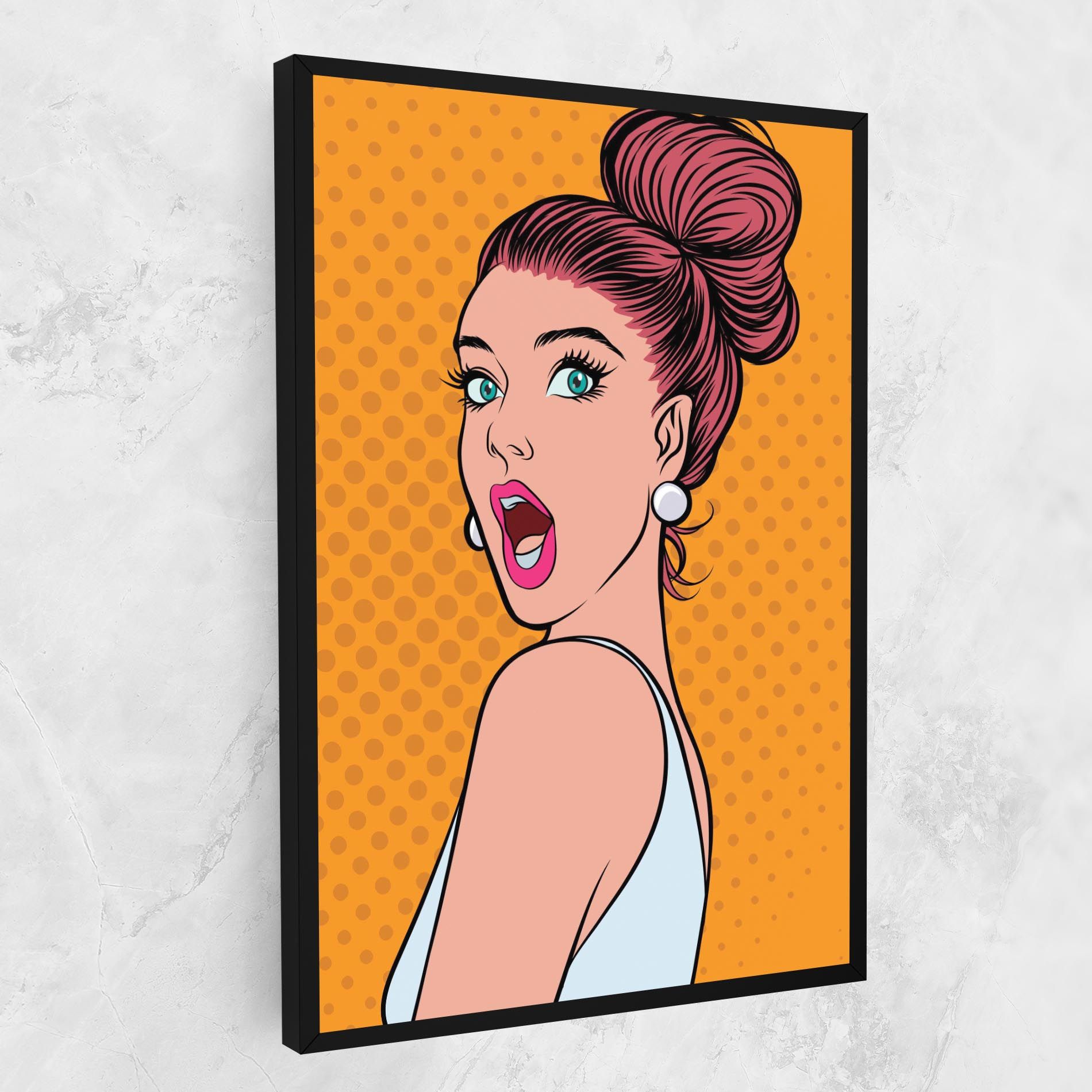 Pop Comic Lady mockup 1