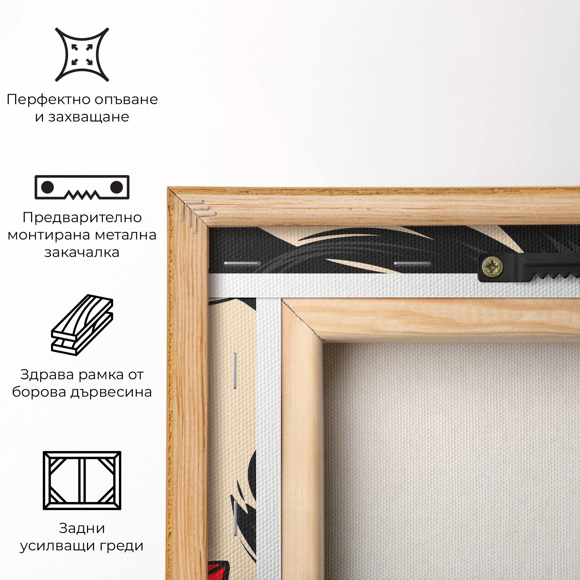 Картина на платно Pop Crying mockup 5