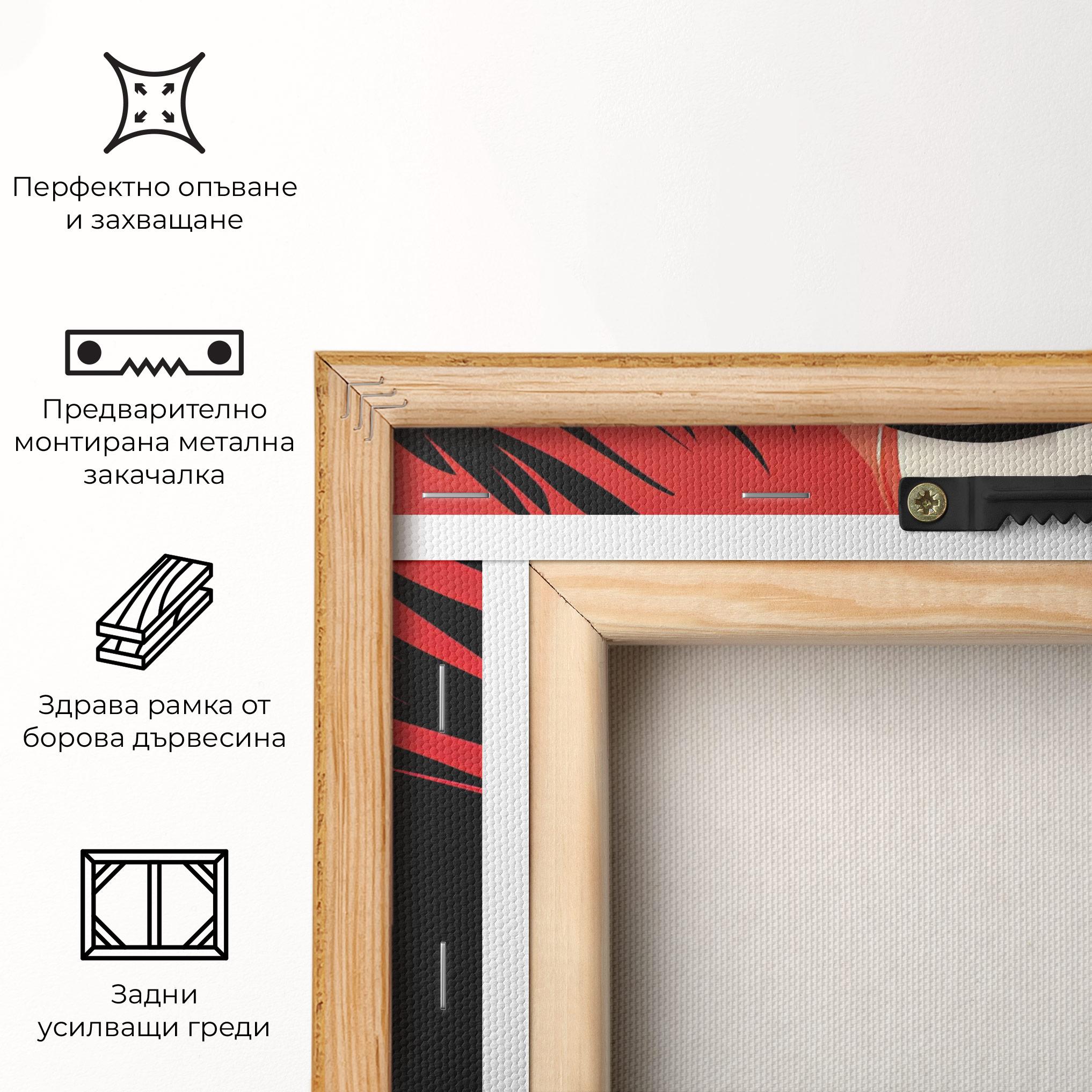 Картина на платно Red Hair Pop Art mockup 5