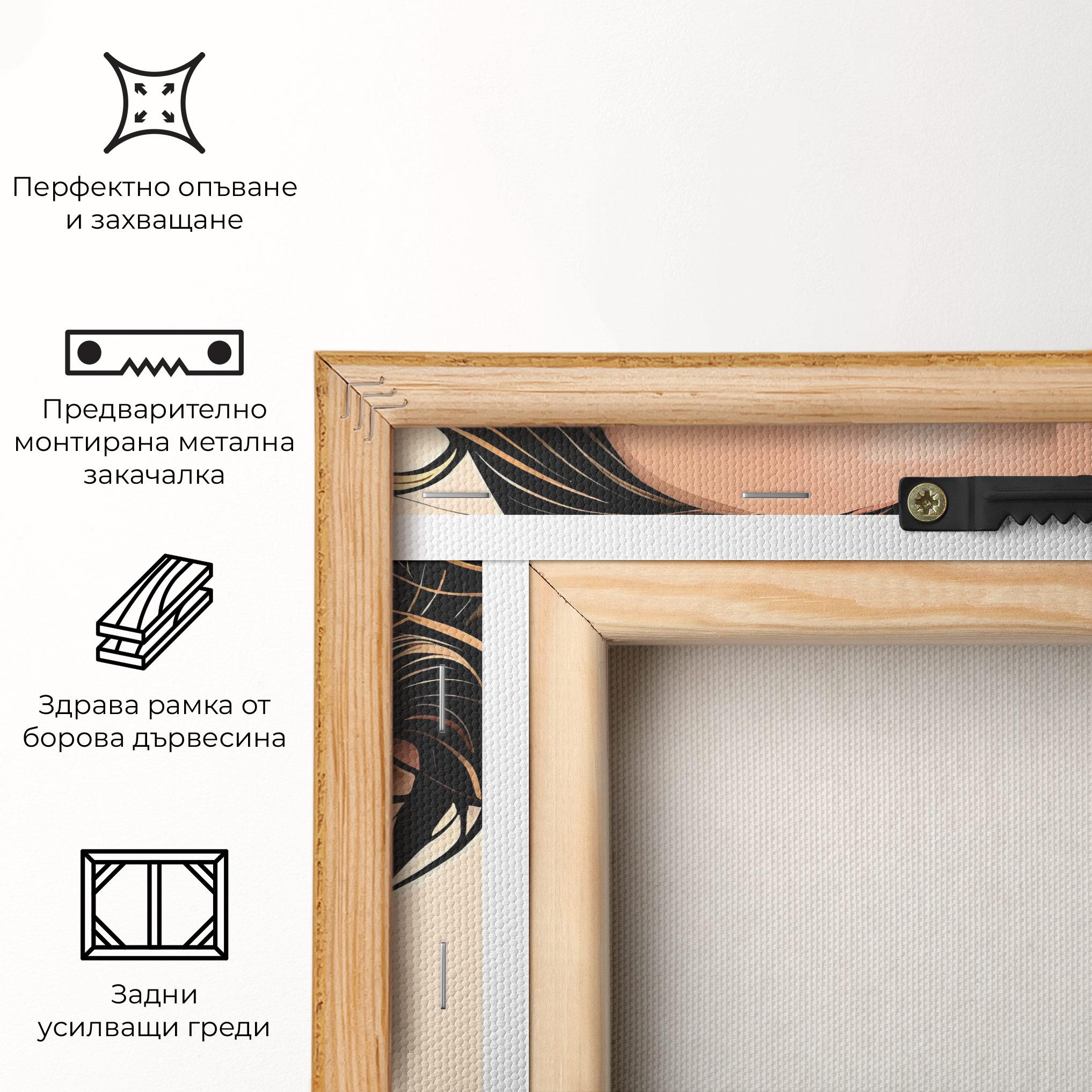 Картина на платно Red Pop Lips mockup 5