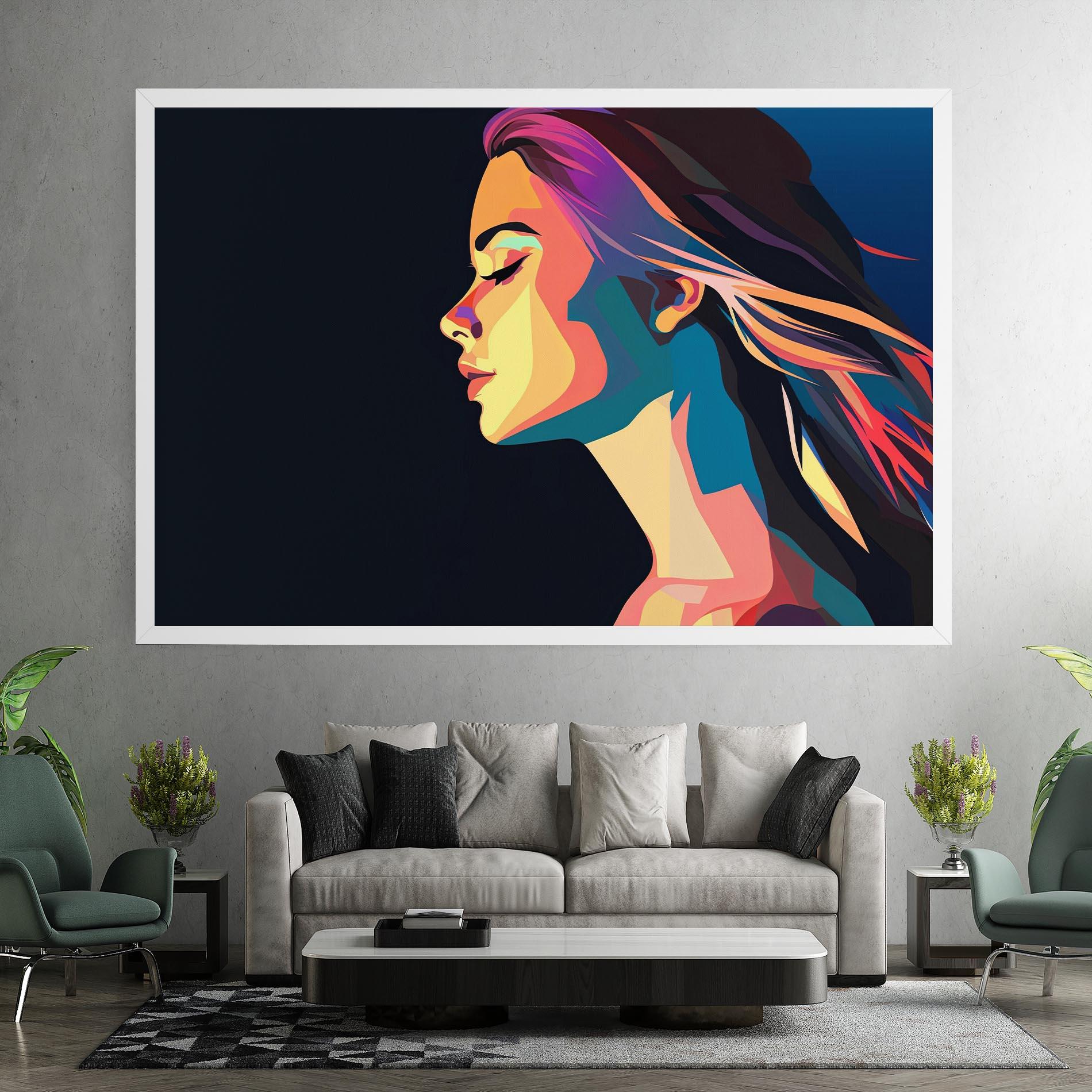 Картина на платно Worm Pop Light mockup 7