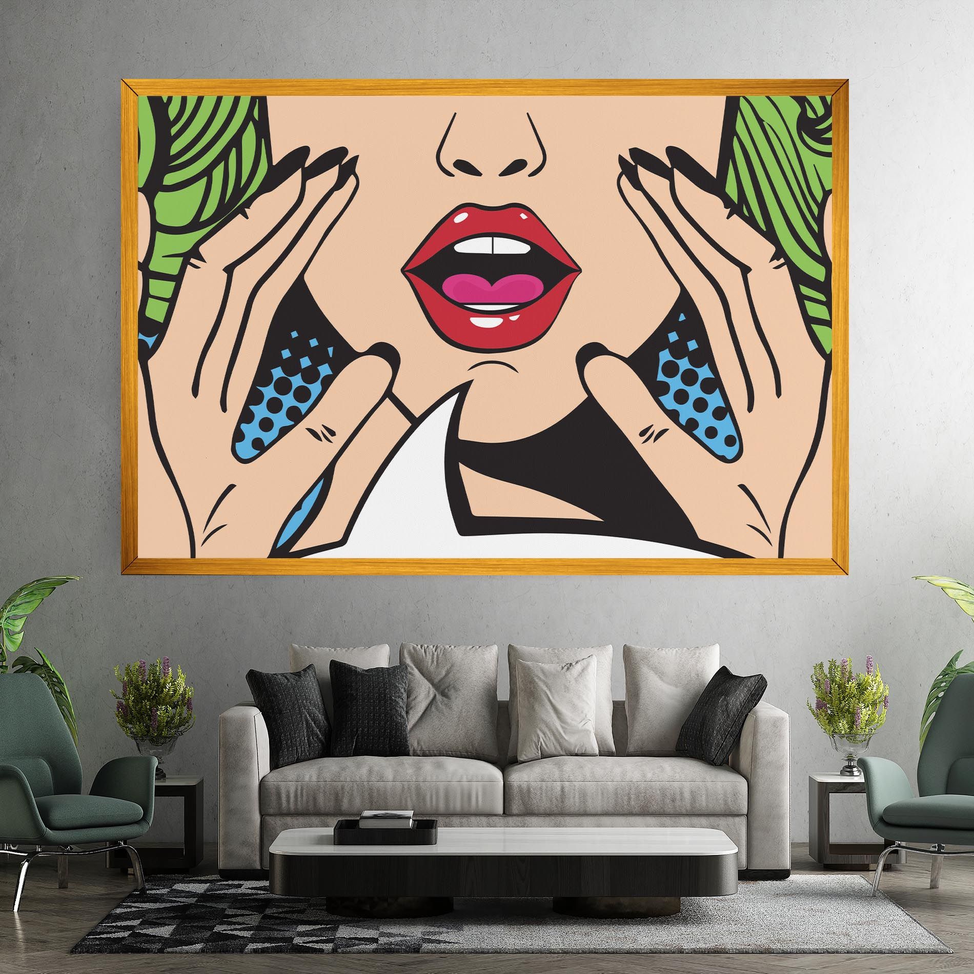 Speaking Pop Art mockup 7