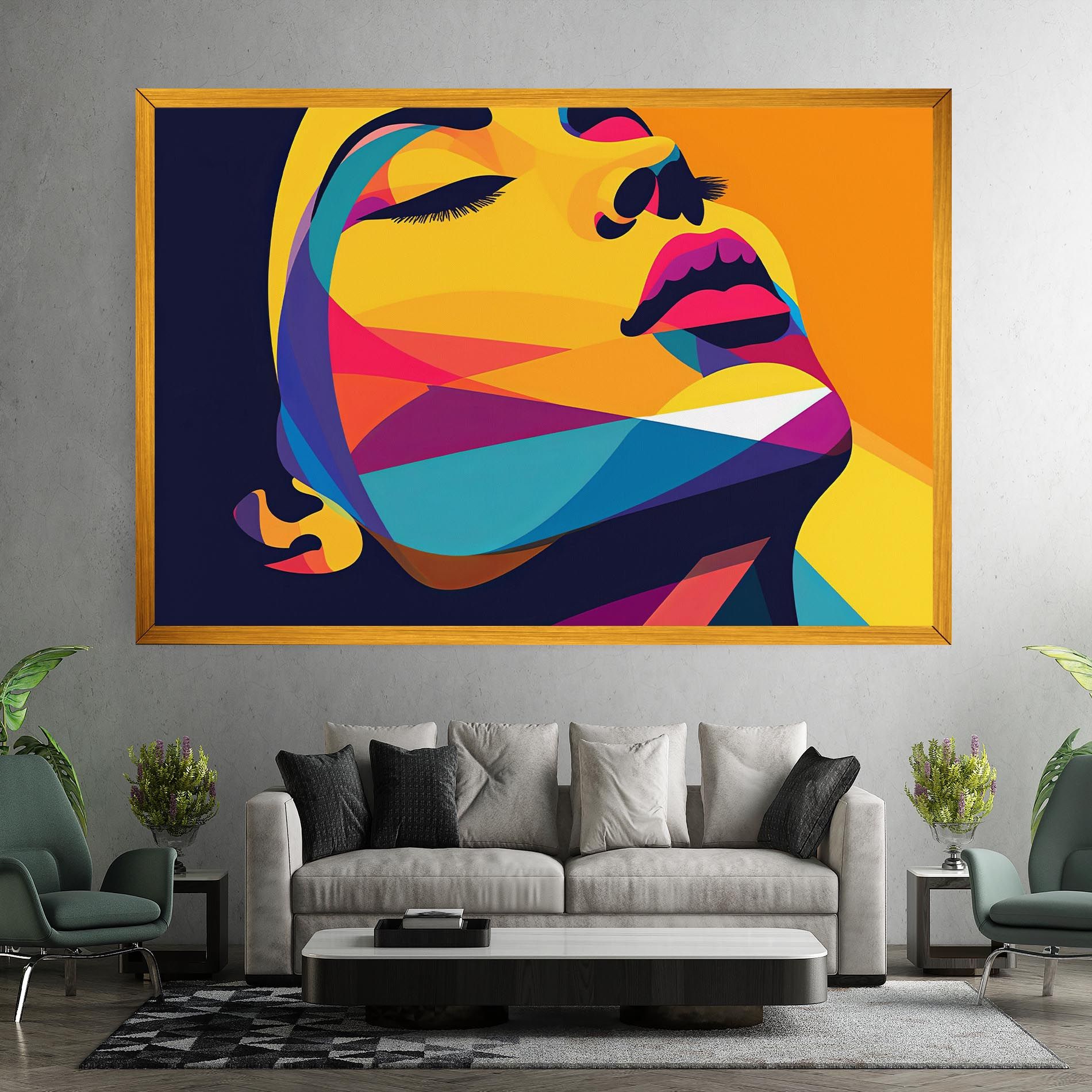 Yellow Pop Face mockup 7