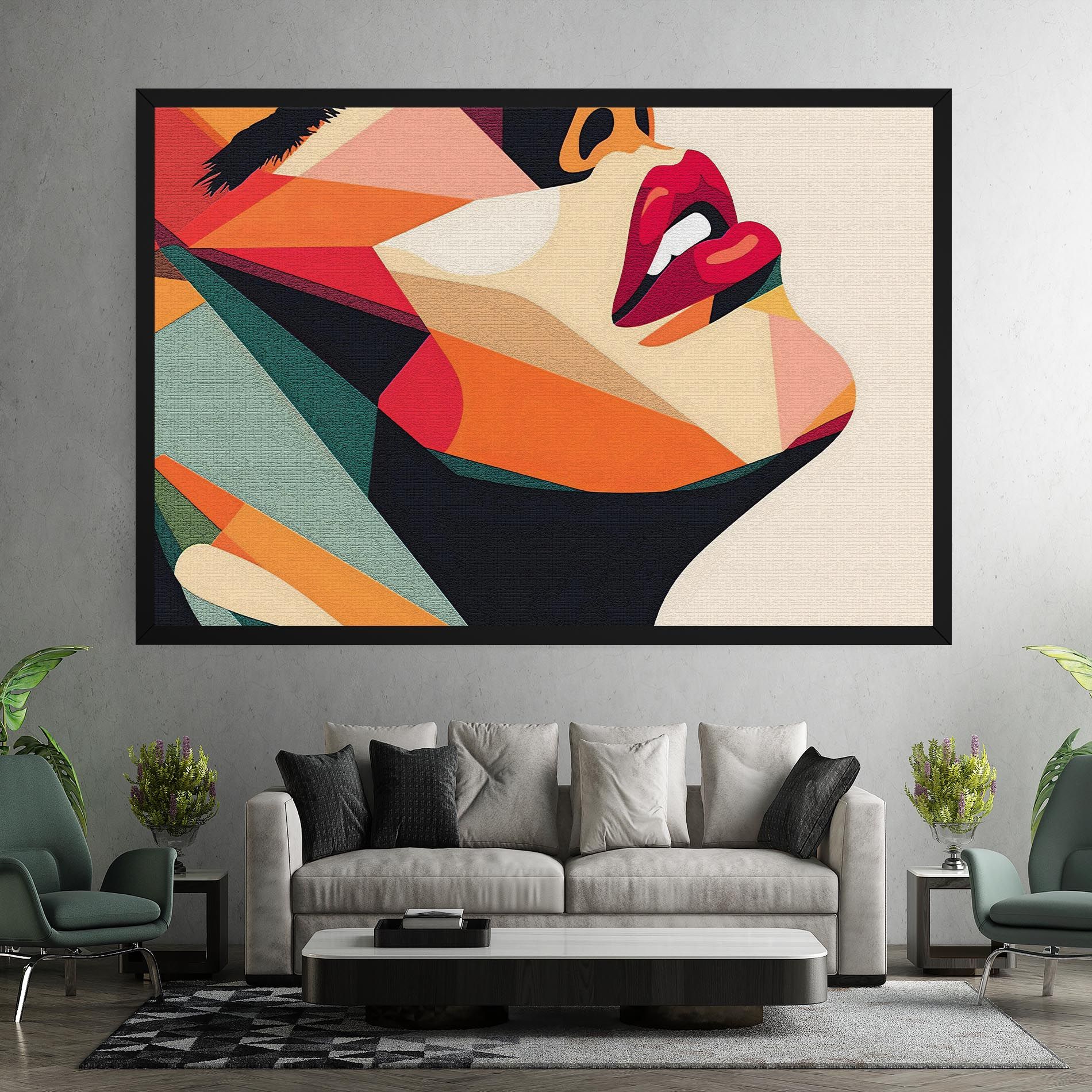 Pop Art Lips mockup 7