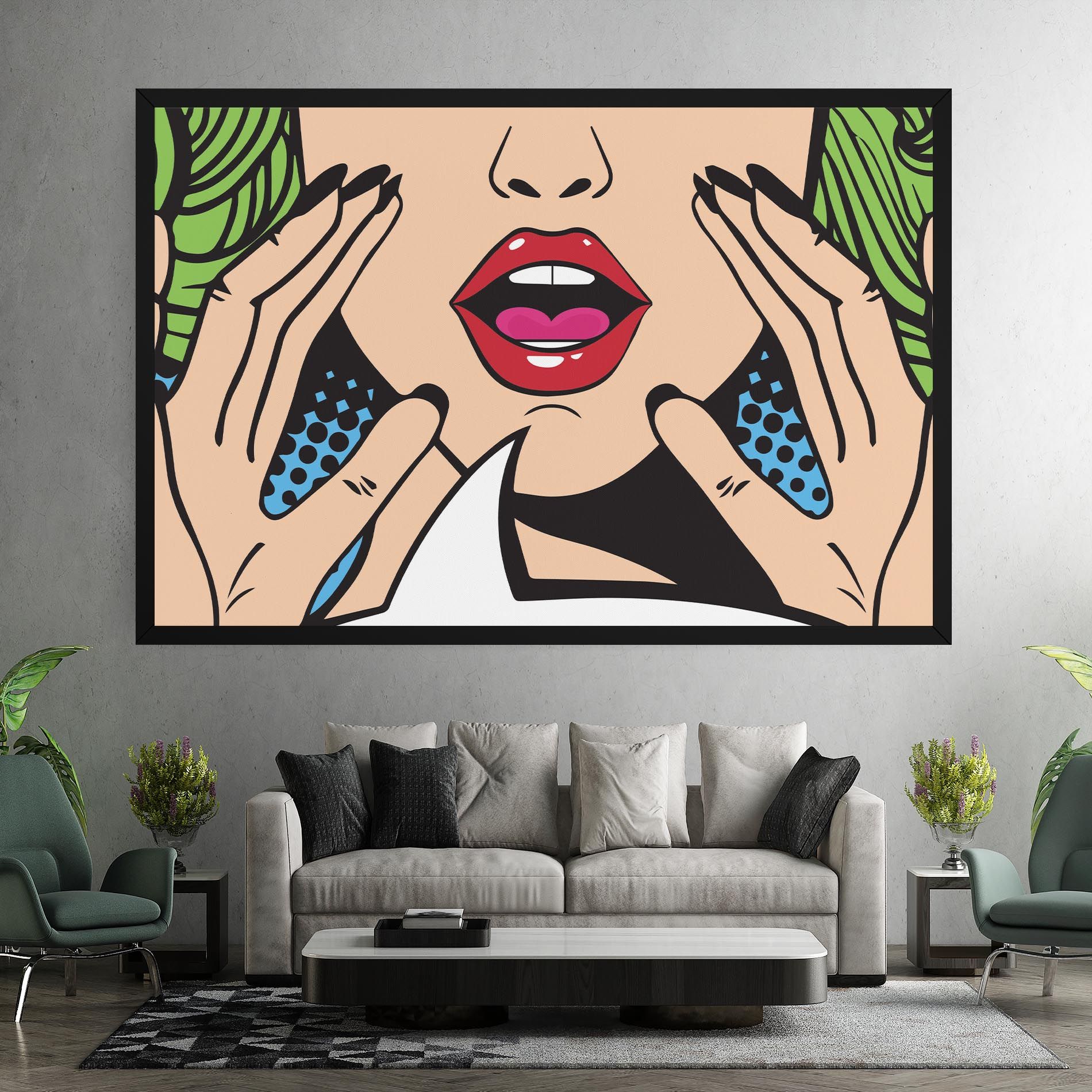 Speaking Pop Art mockup 7