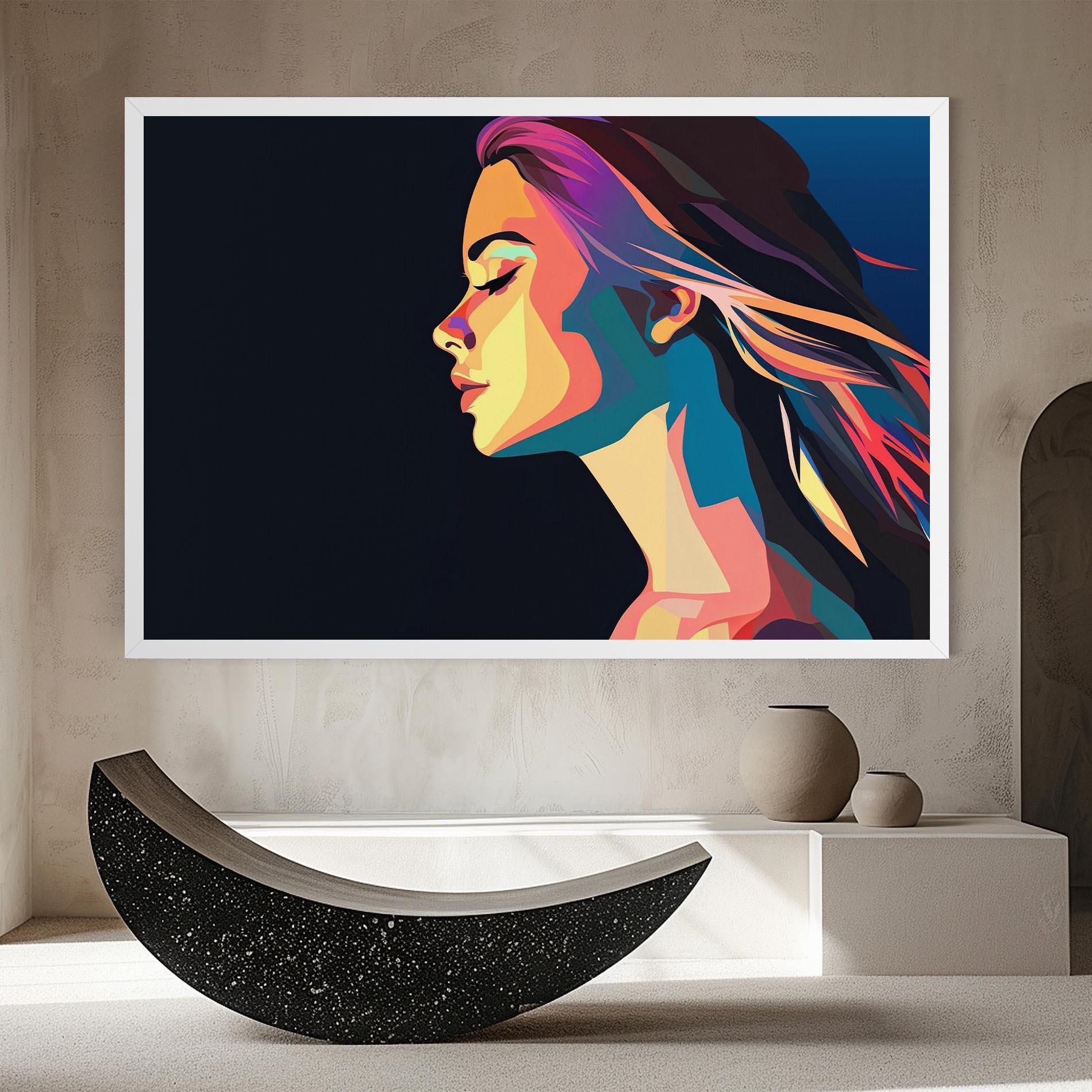 Картина на платно Worm Pop Light mockup 8