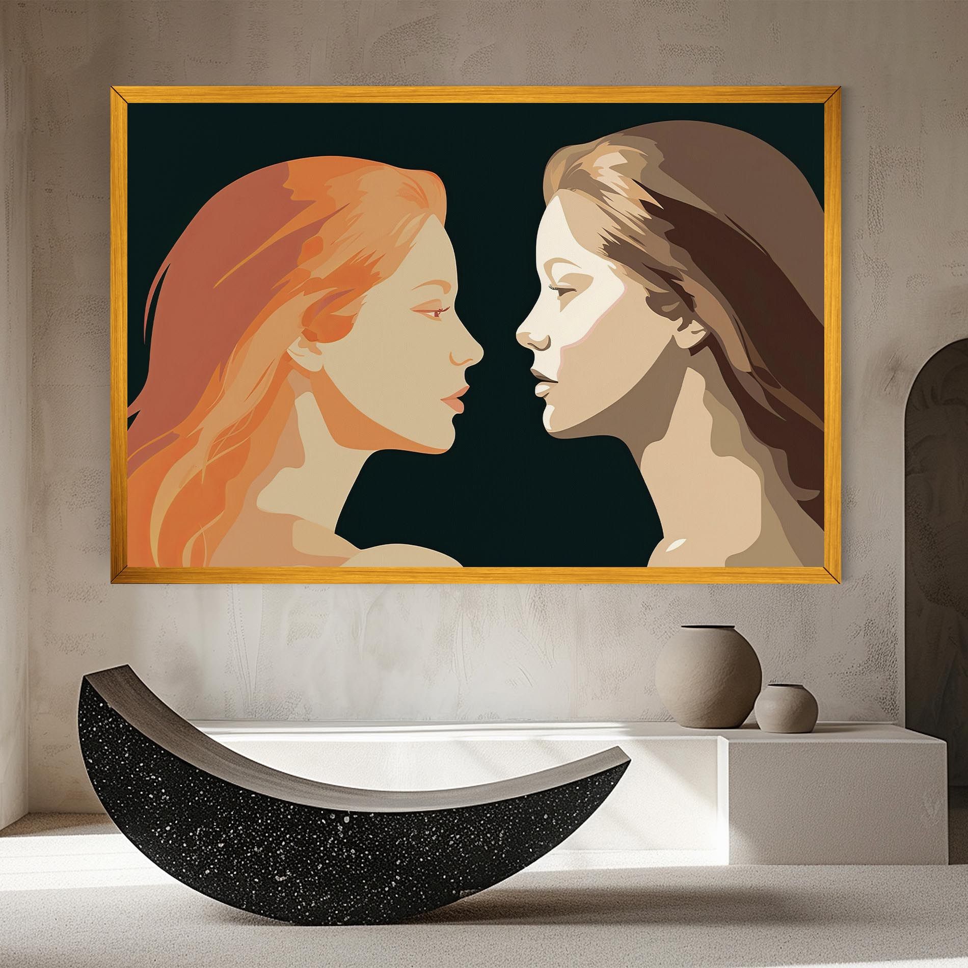 Orange Pop Girl mockup 8