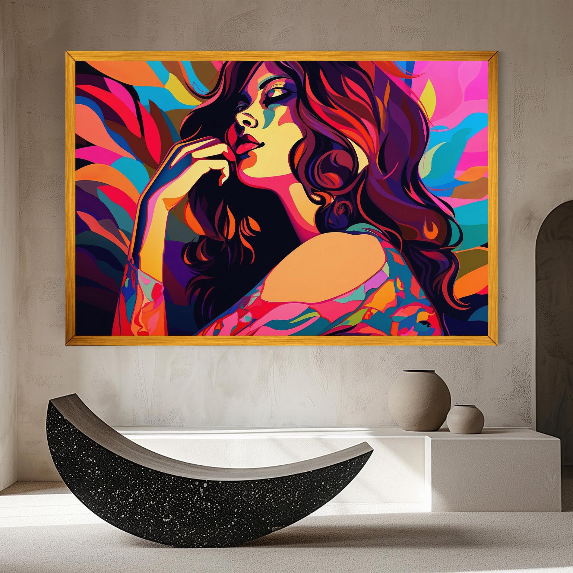 Картина на платно Pop Color Mix mockup 8