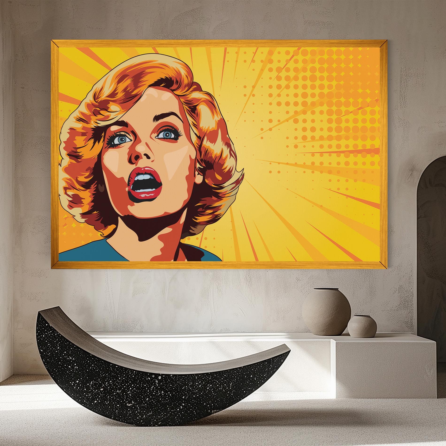 Surprised Blonde Lady mockup 8