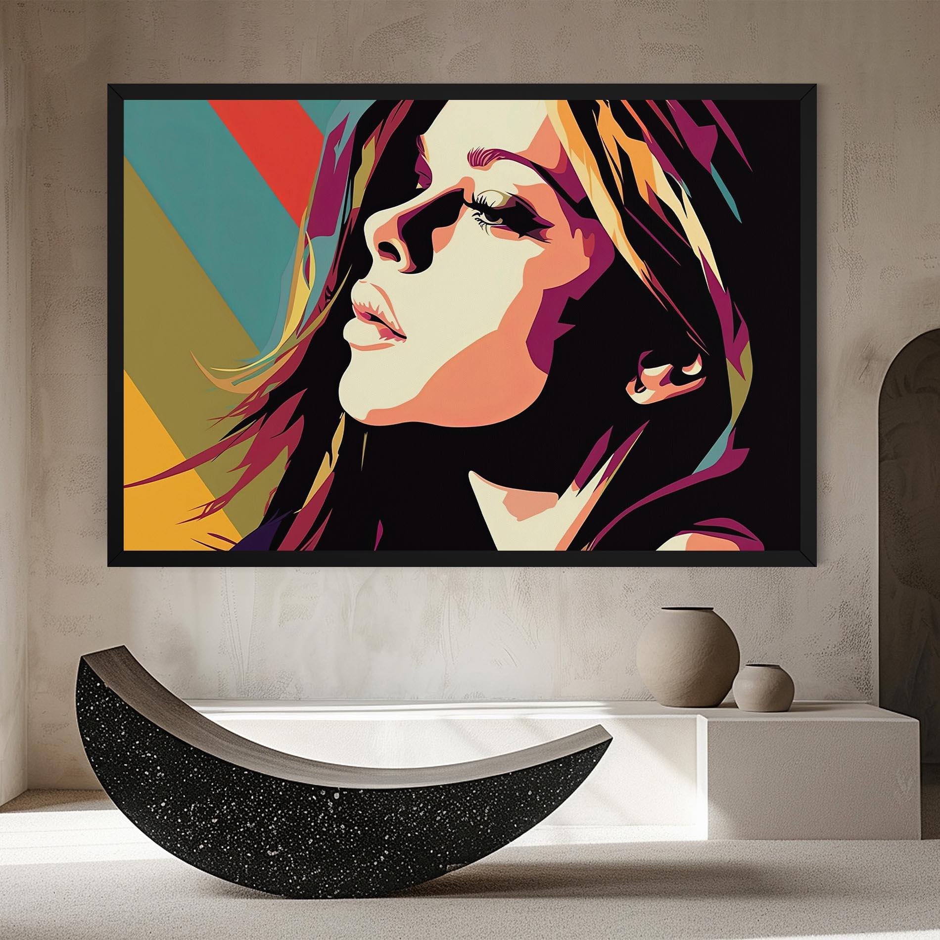 Картина на платно Cream Pop Art mockup 8