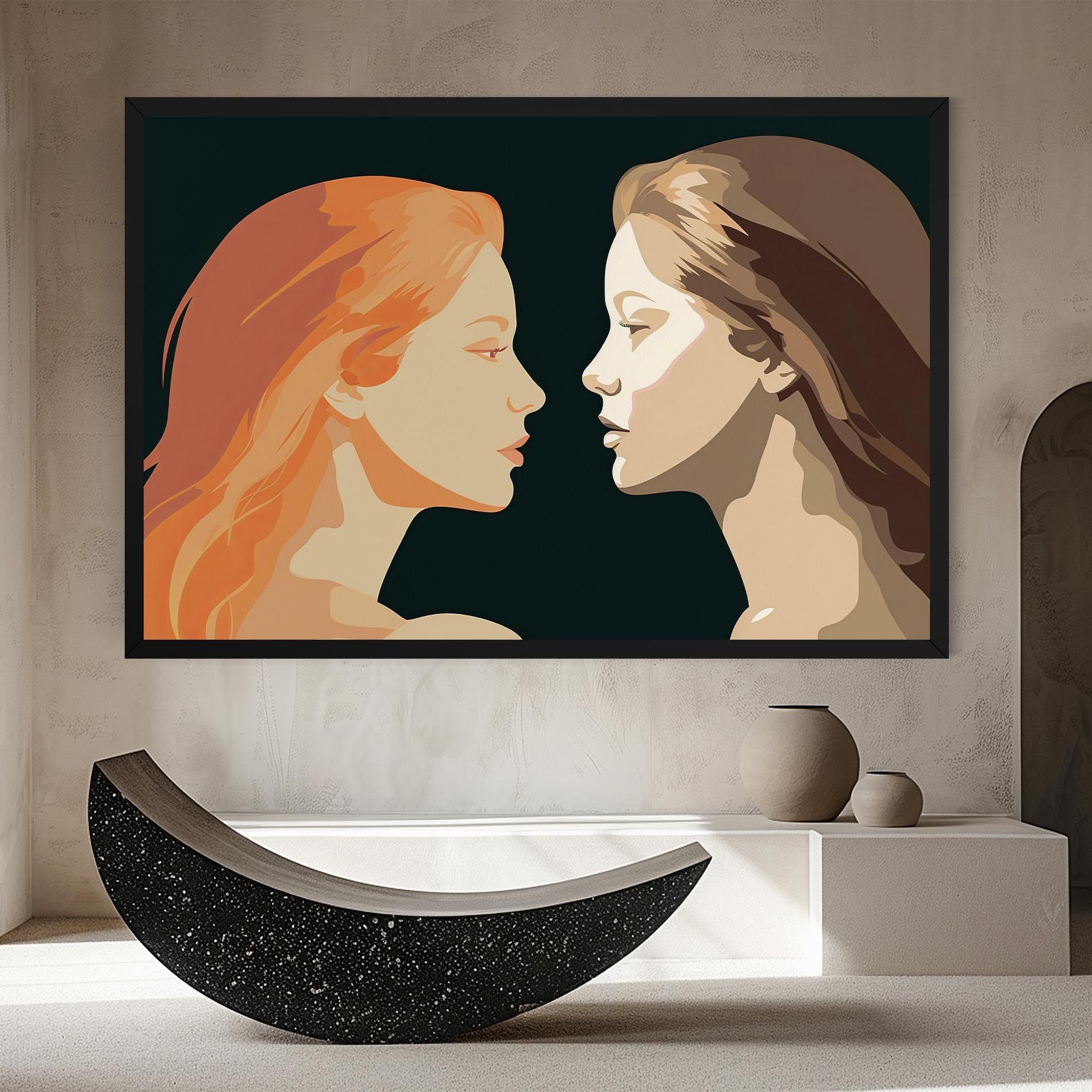 Orange Pop Girl mockup 8