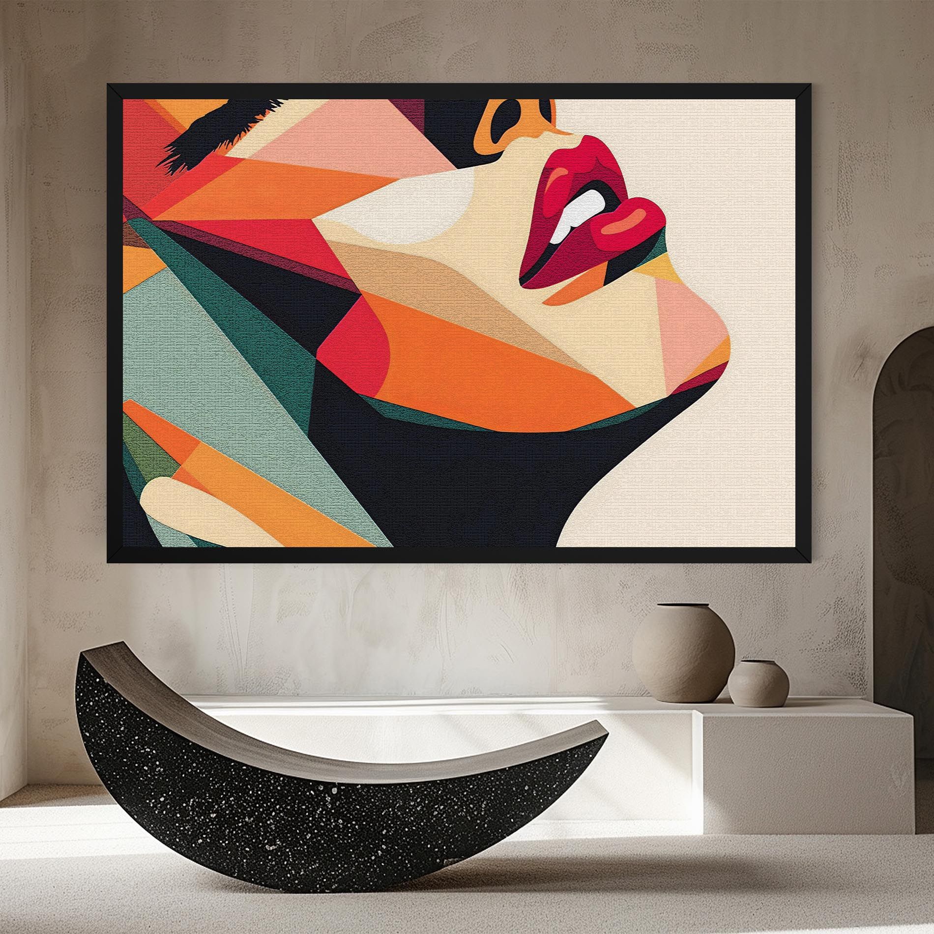 Pop Art Lips mockup 8