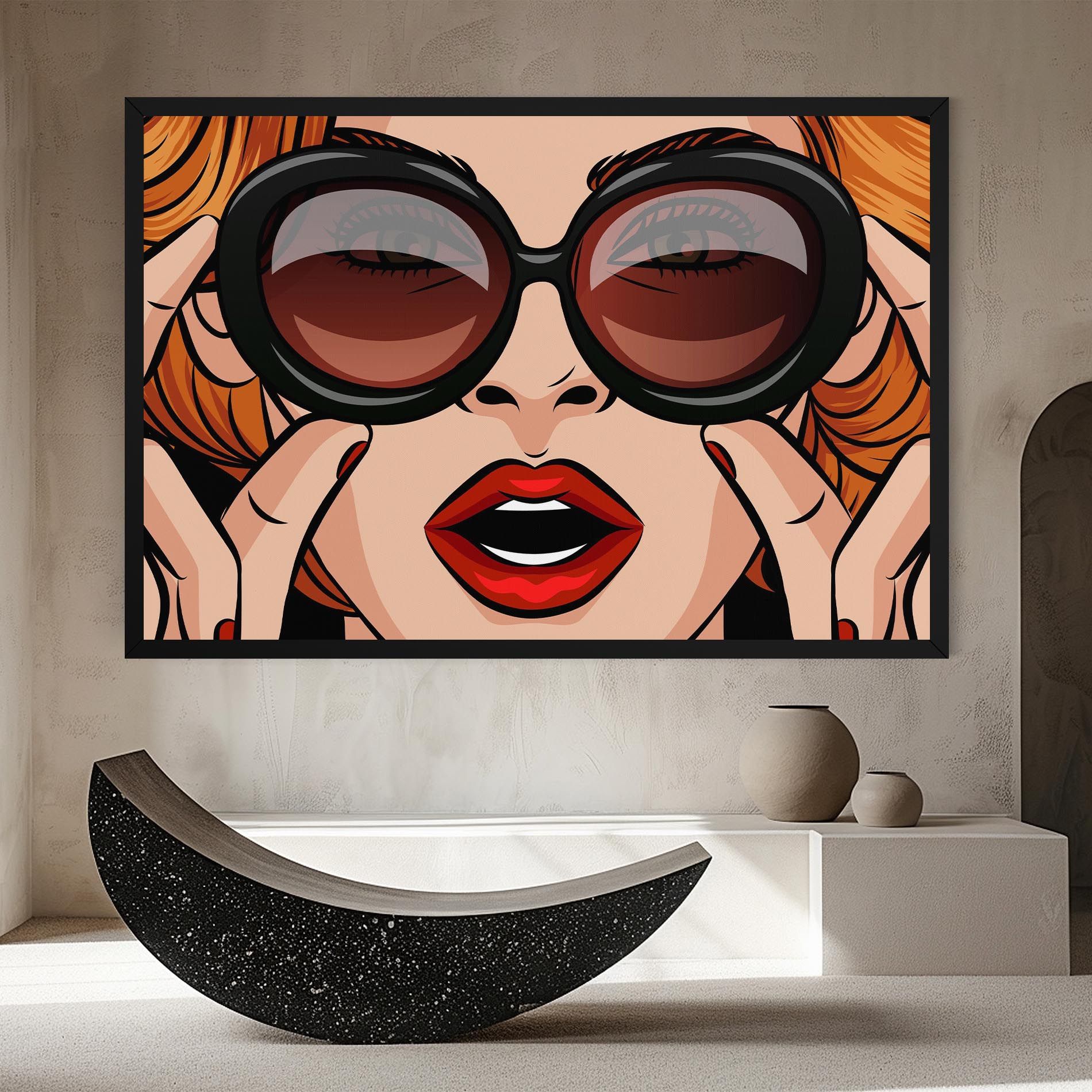 Pop Glasses Woman mockup 8