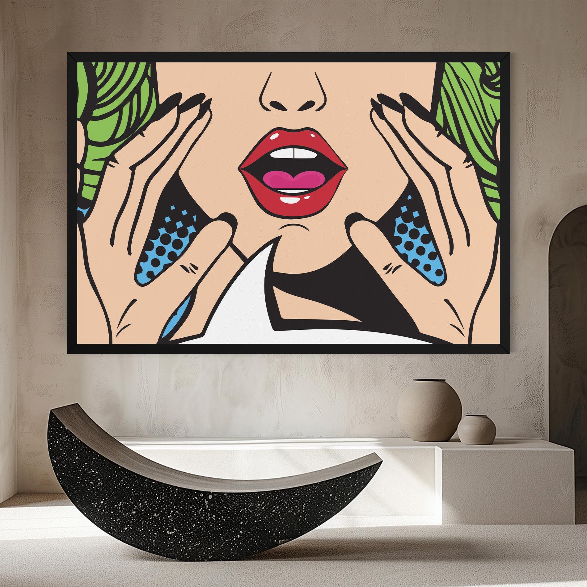 Speaking Pop Art mockup 8