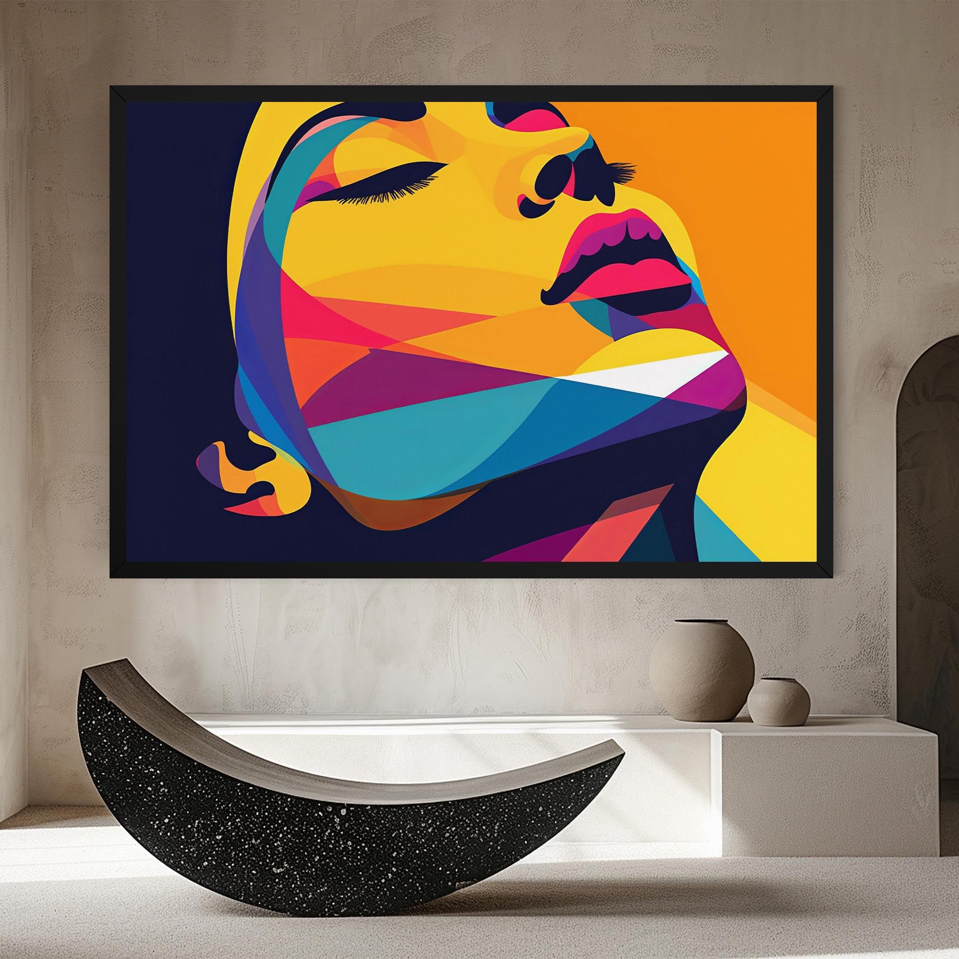 Yellow Pop Face mockup 8