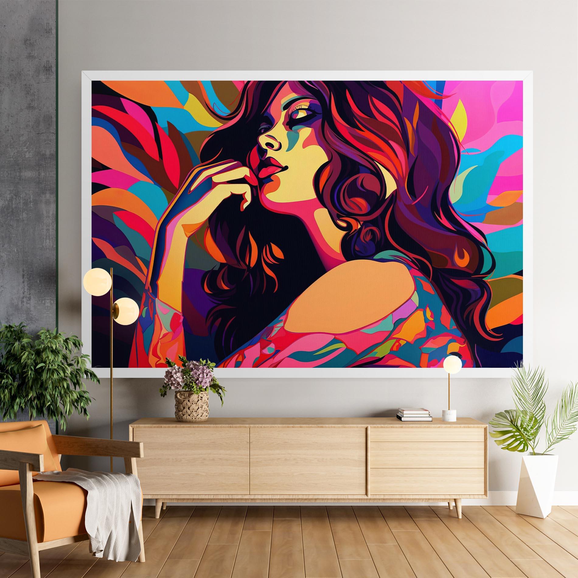 Картина на платно Pop Color Mix mockup 9