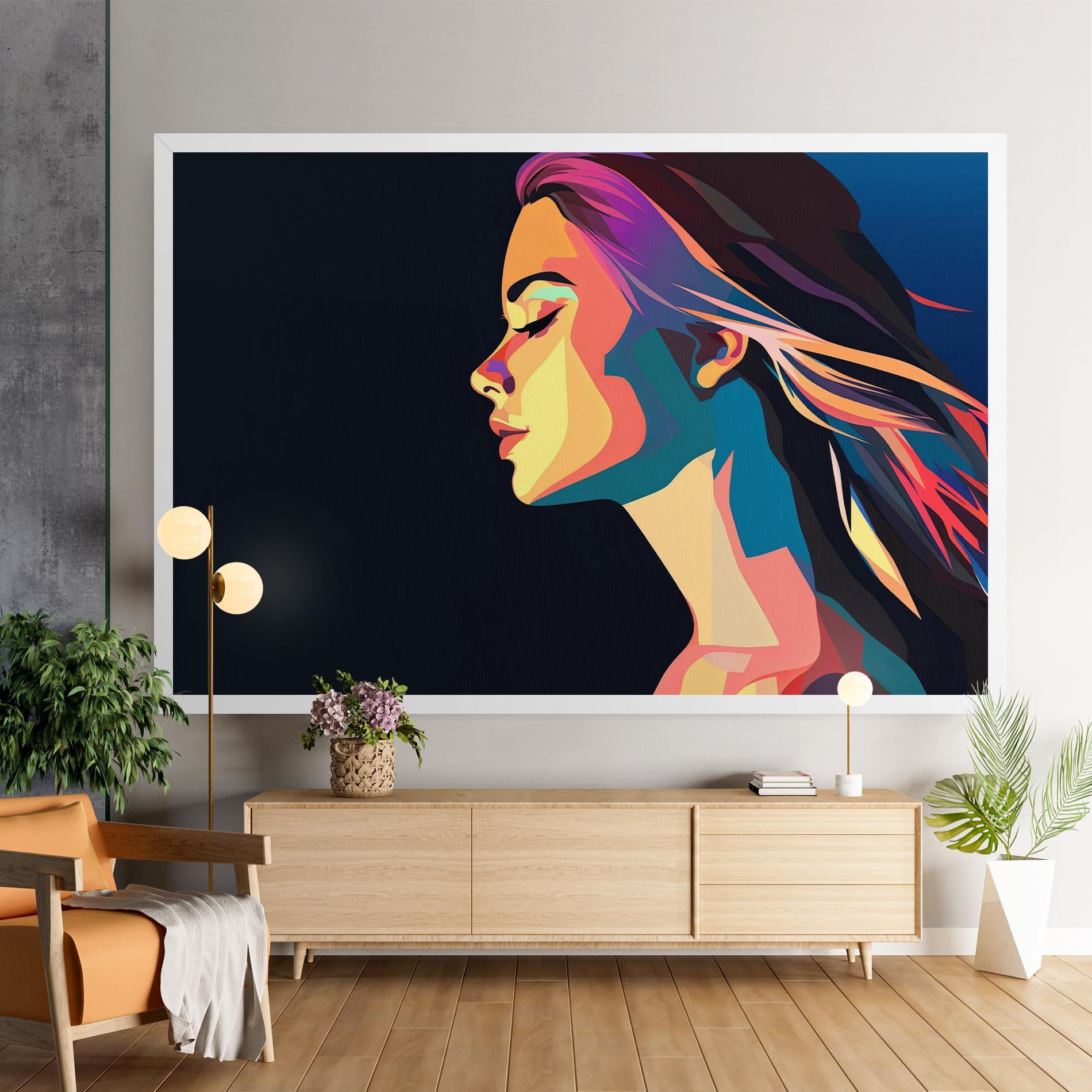 Картина на платно Worm Pop Light mockup 9